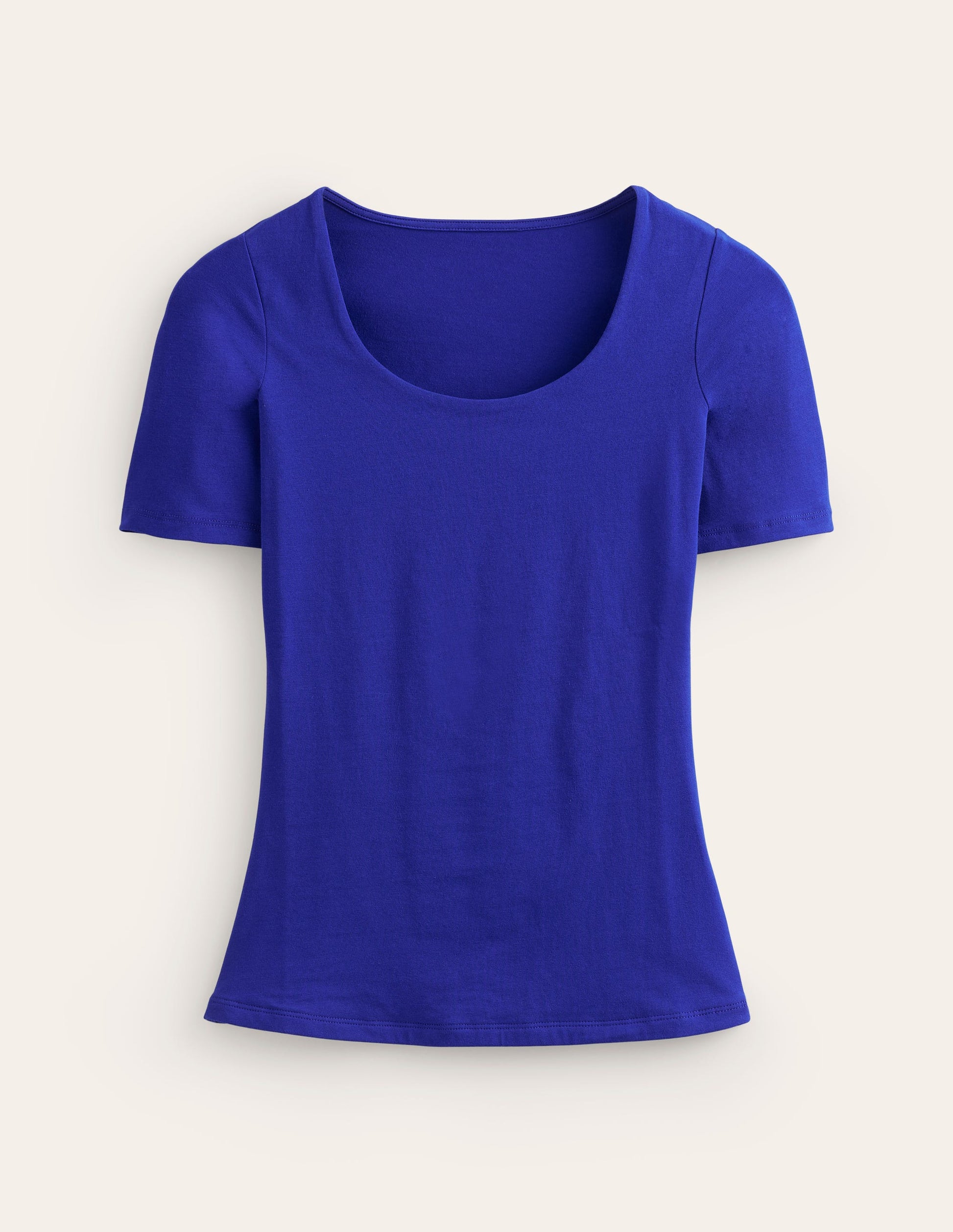Double Layer Scoop T-shirt-Surf the Web-5