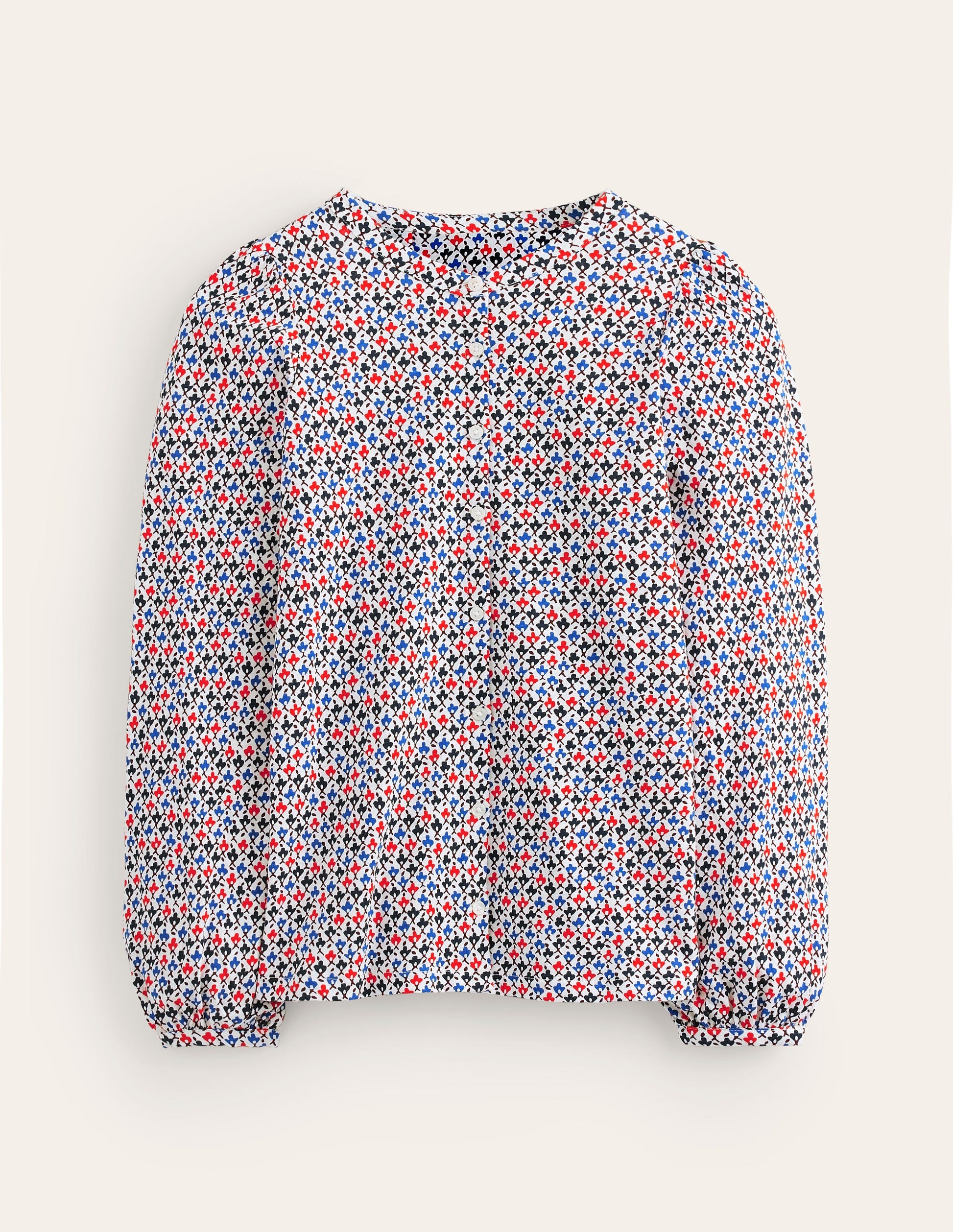 Marina Jersey-Hemd-Bunt, Knospengeflecht-5