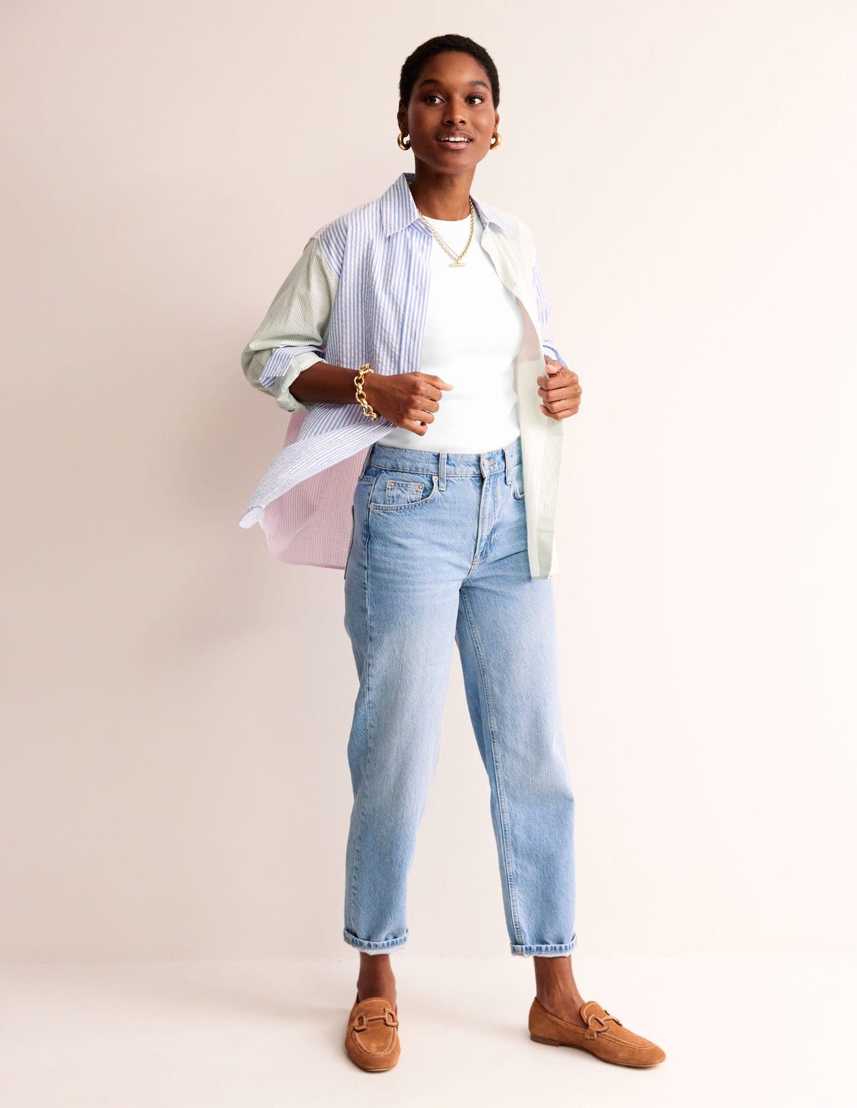 Ribbed Racer Vest-White-4