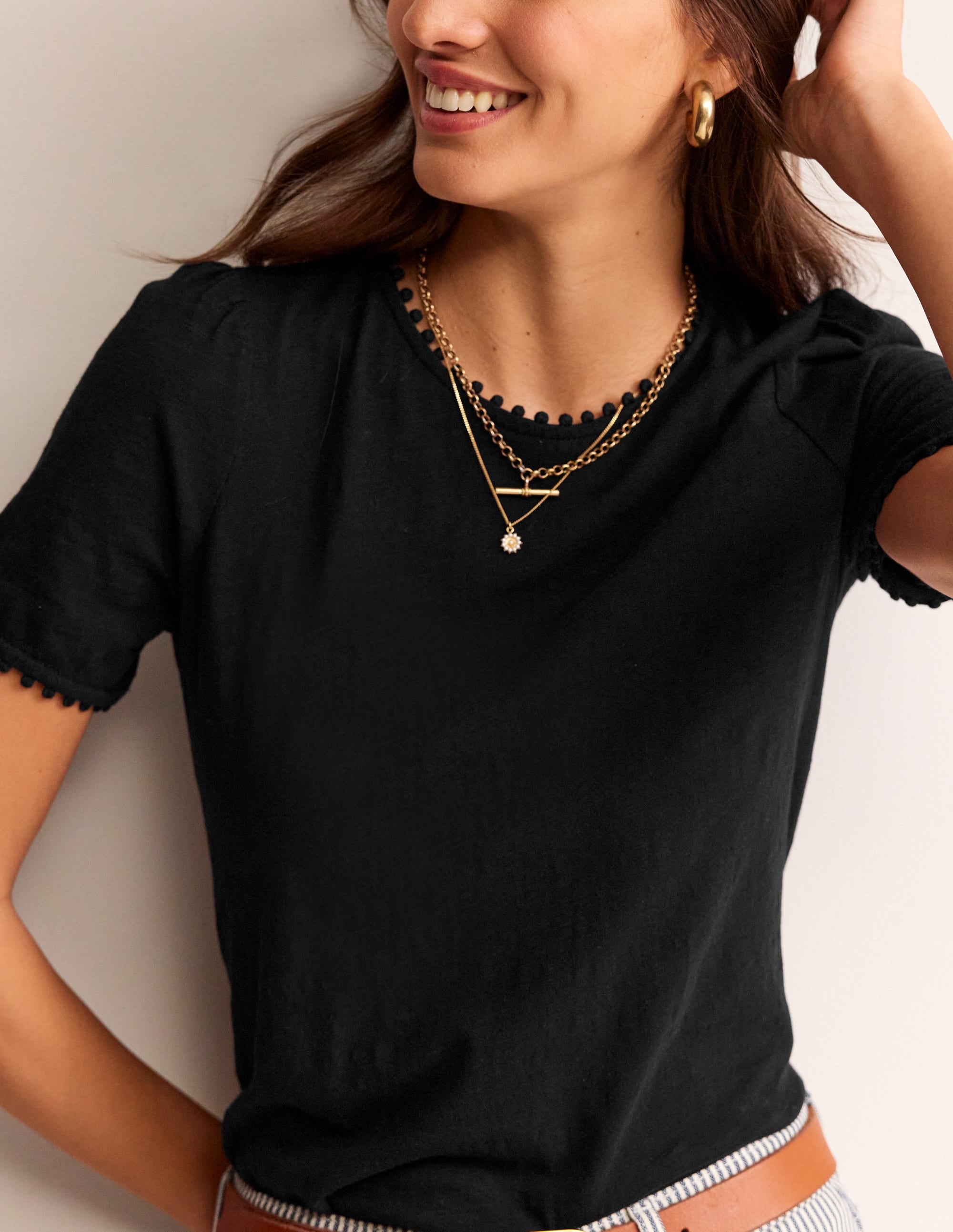 T-shirt Ali en jersey-Noir - Image 2