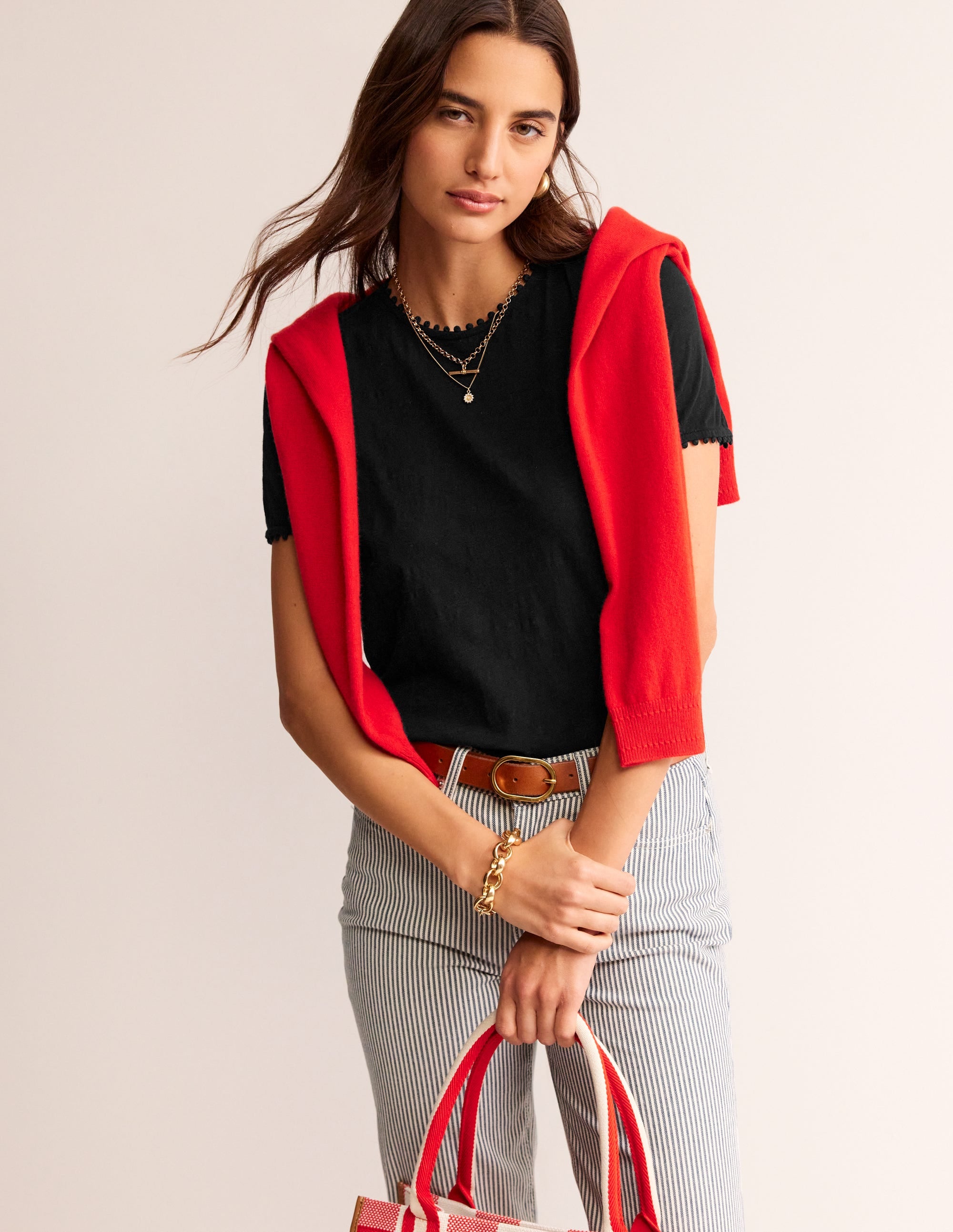 T-shirt Ali en jersey-Noir - Image 4