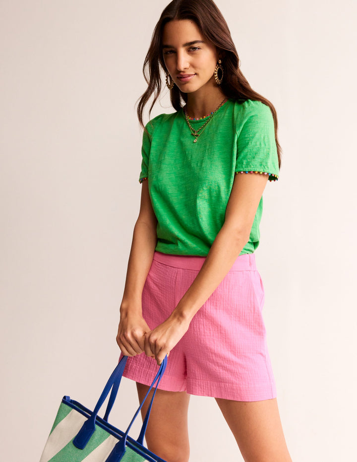 Ali T-Shirt aus Jersey-Black