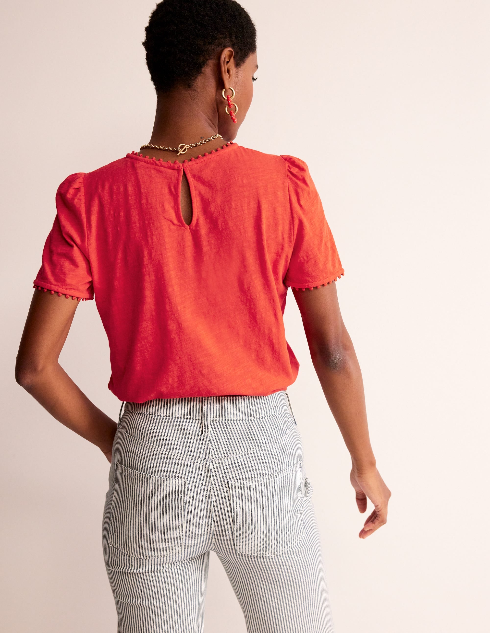 T-shirt Ali en jersey-Flamme écarlate - Image 3