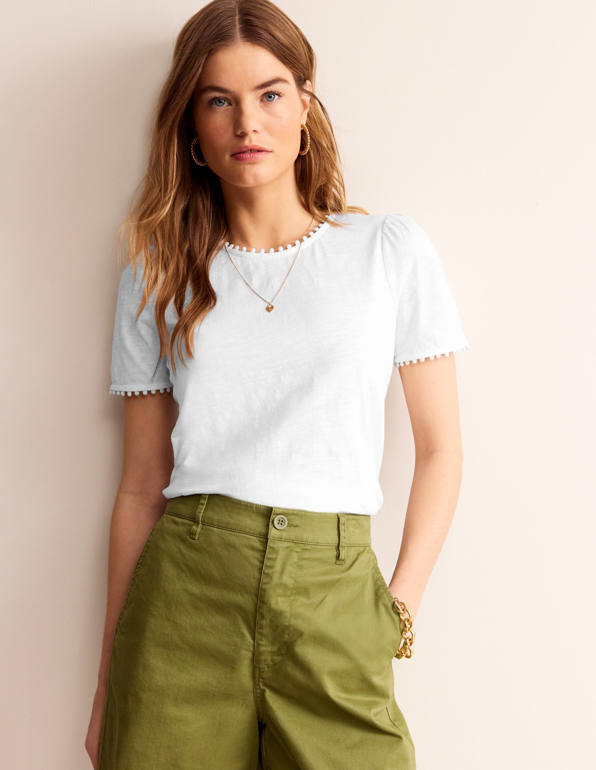 T-shirt Ali en jersey-Blanc - Image 1