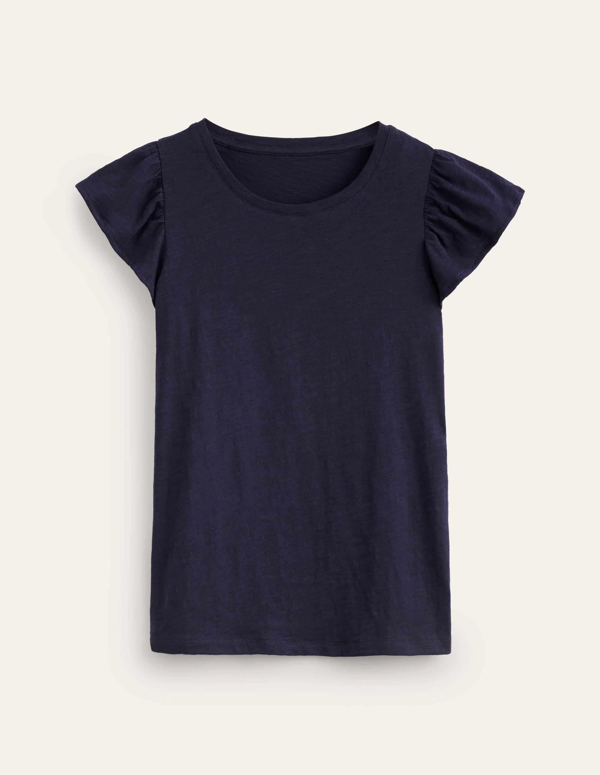 Top vaporeux en coton-Bleu Marine, Petits Pois - Image 5