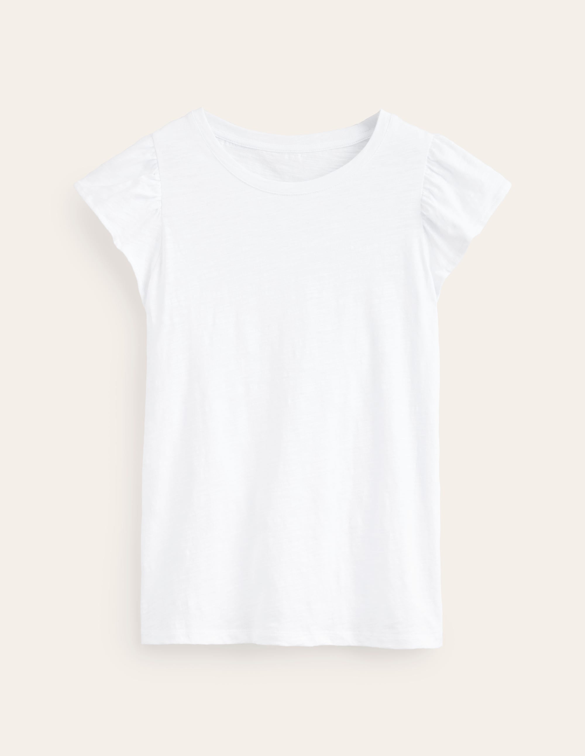 Top vaporeux en coton-Blanc - Image 6