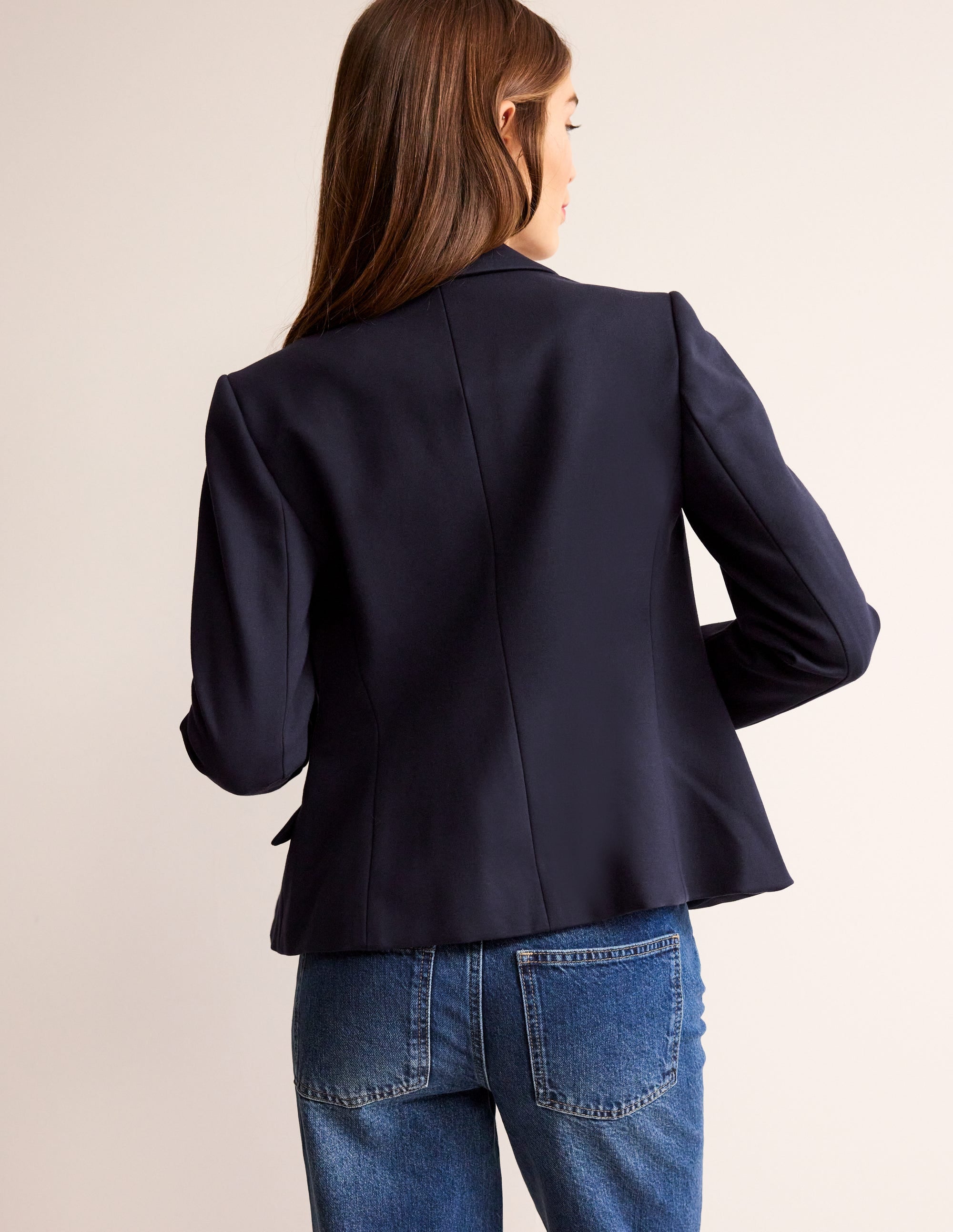Blazer Canonbury en jersey-Bleu marine - Image 3