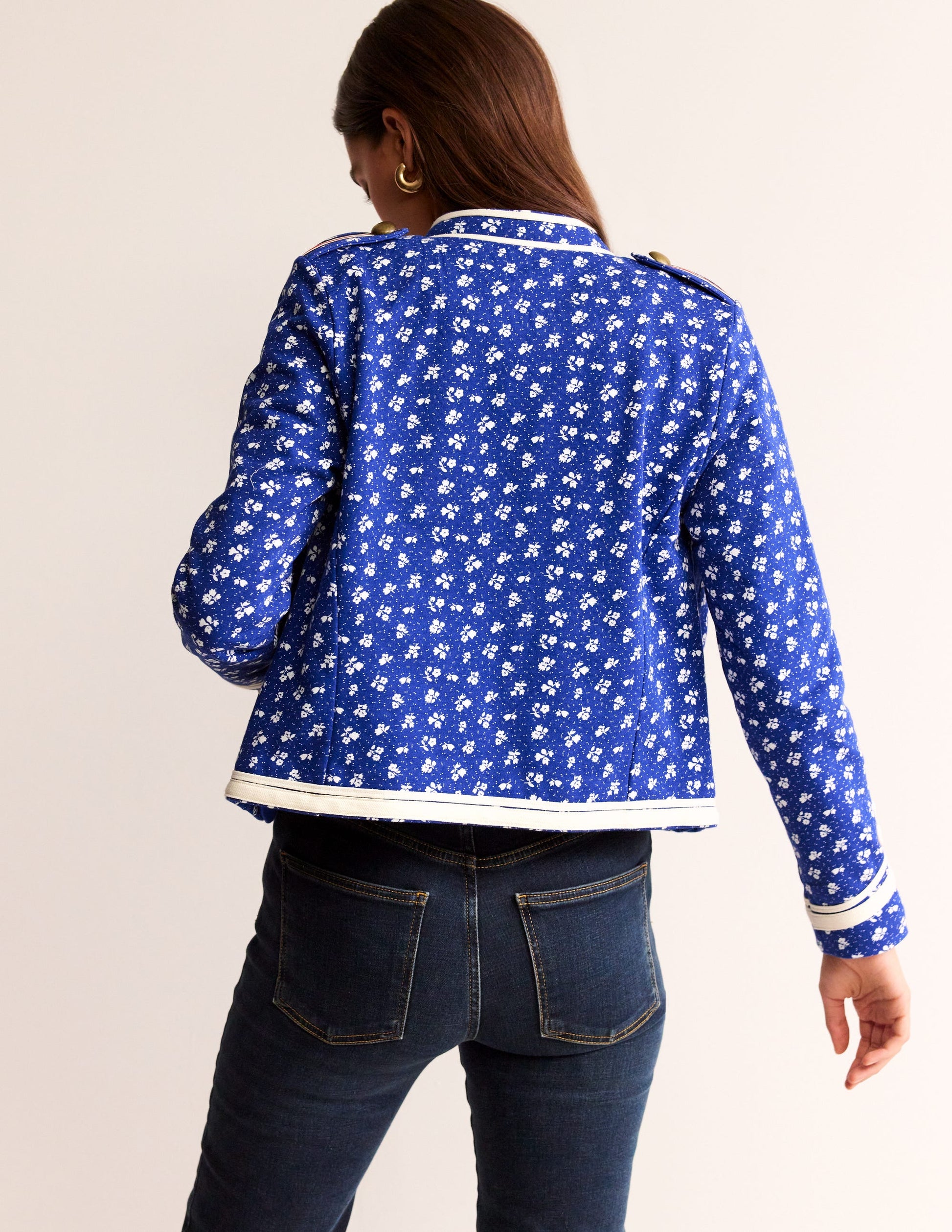 Militärjacke aus Jersey-Blau-3