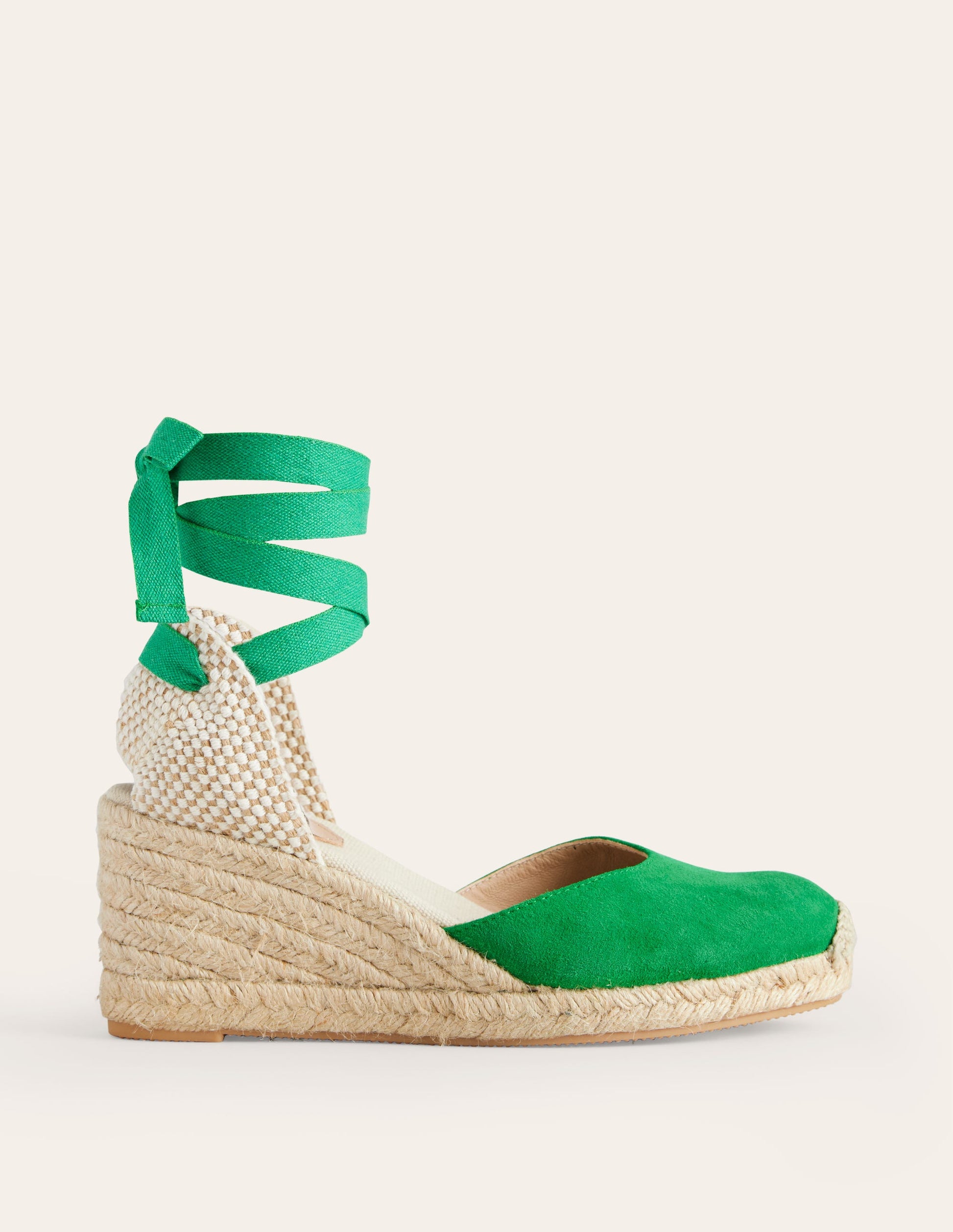Cassie Espadrilles mit Keilabsatz-Baumgrün-2