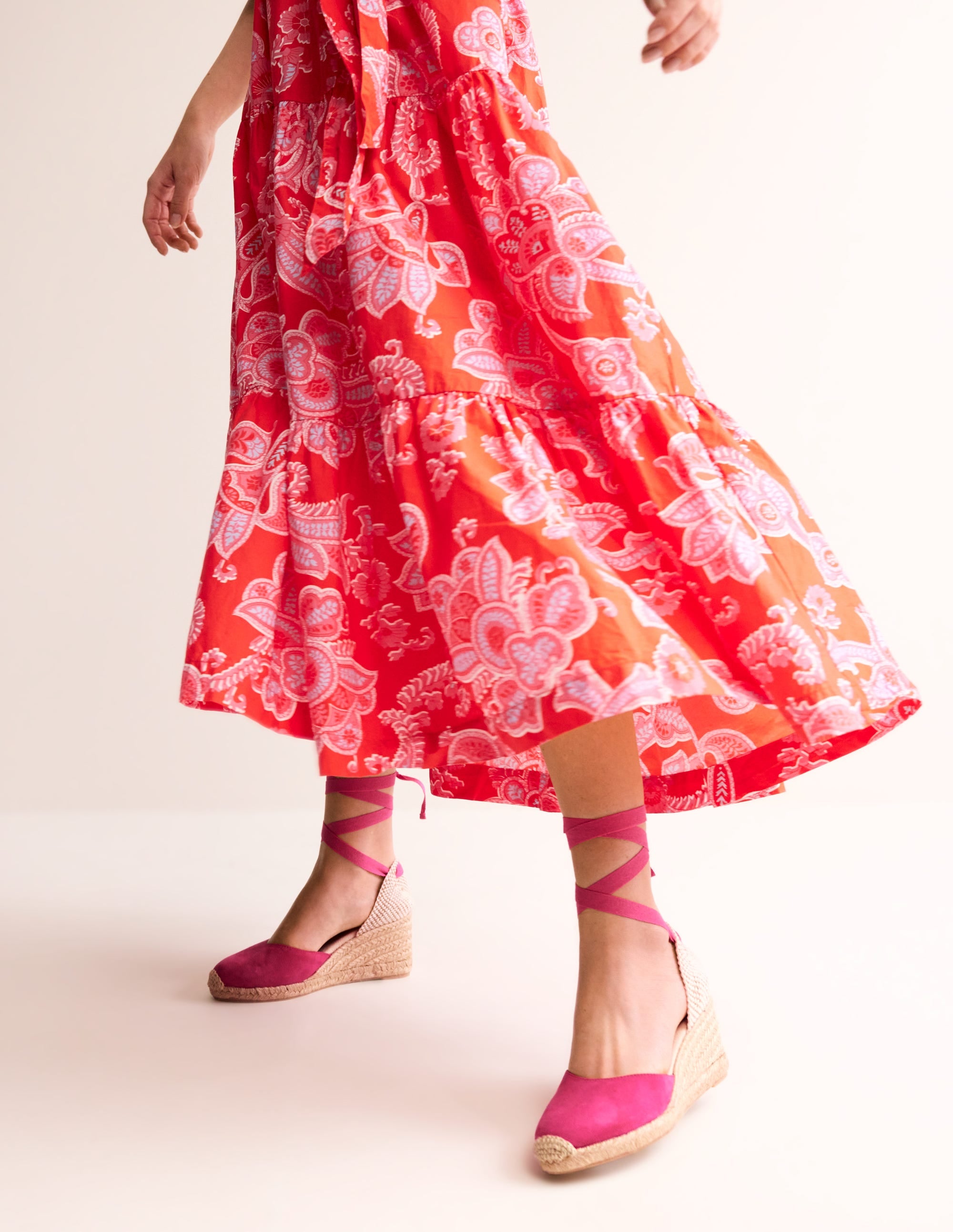 Cassie Espadrilles mit Keilabsatz-Festivalrosa - Image 1
