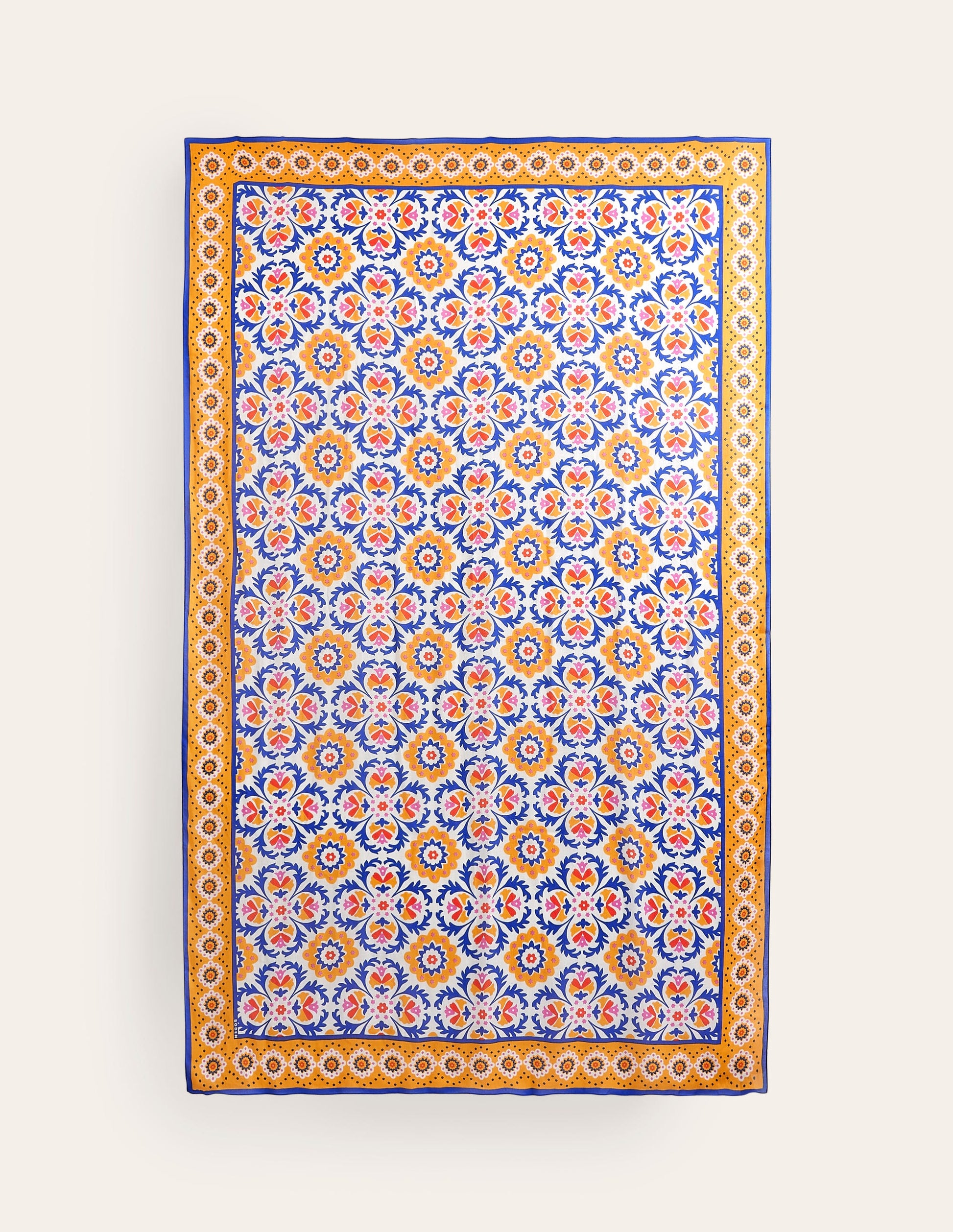 Sarong-Schal mit Muster-Künstlerisches Gold, Mosaik Blüte-4