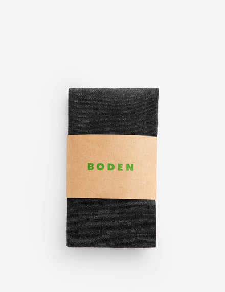 Glitzernde Strumpfhose-Silber