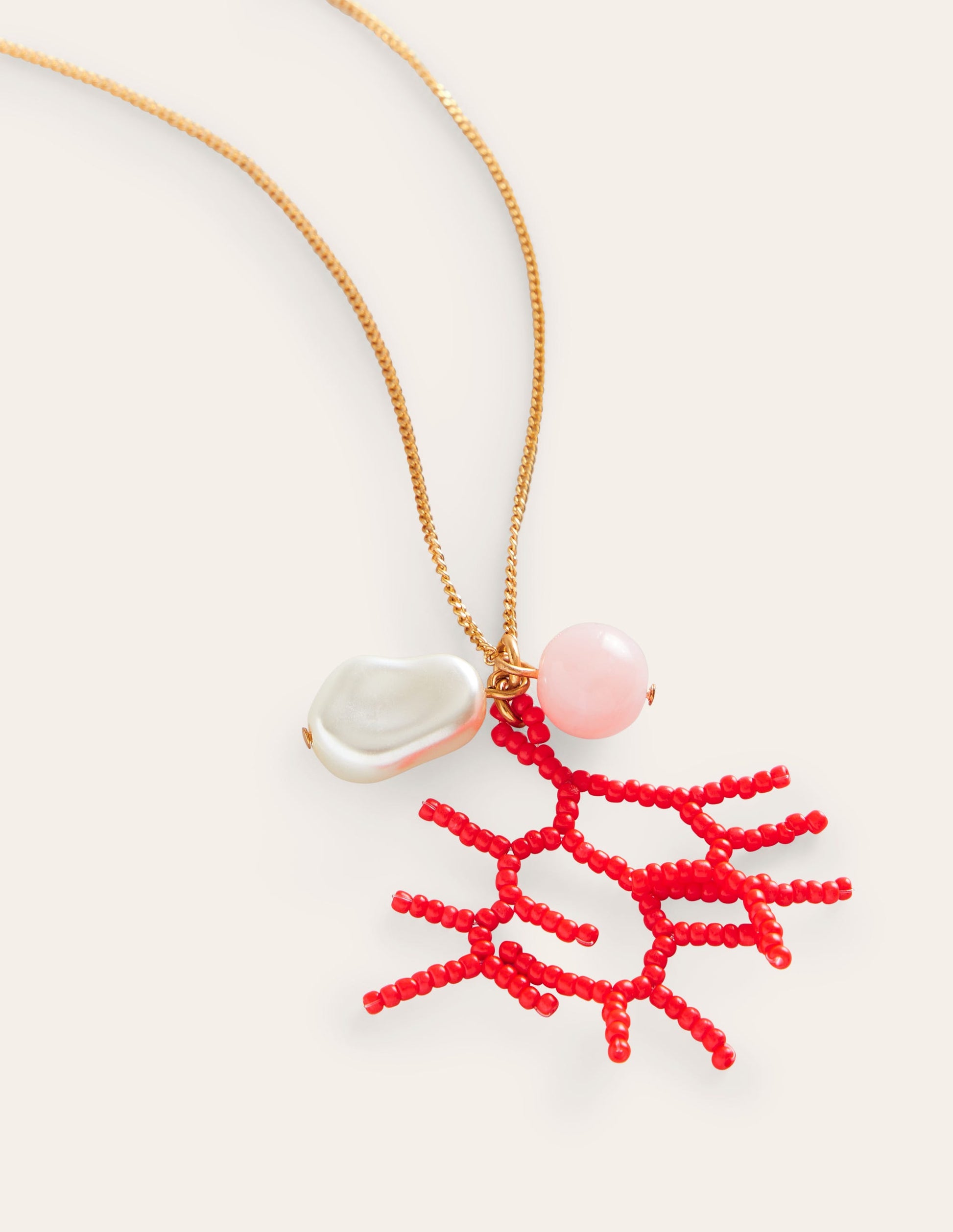 Anhänger-Cluster-Kette-Pink-3