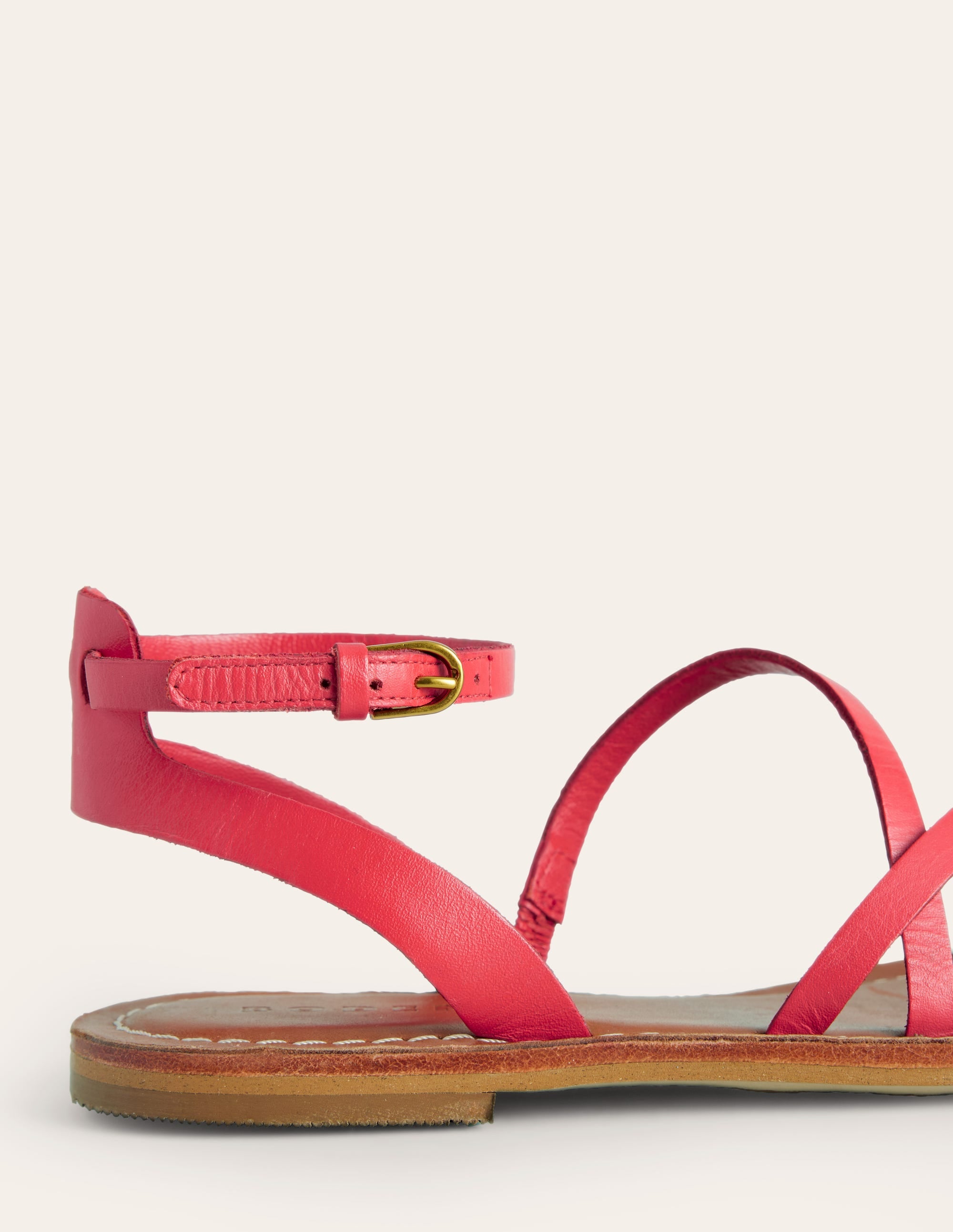 Flache Sandalen für jeden Tag-Signalrot - Image 4