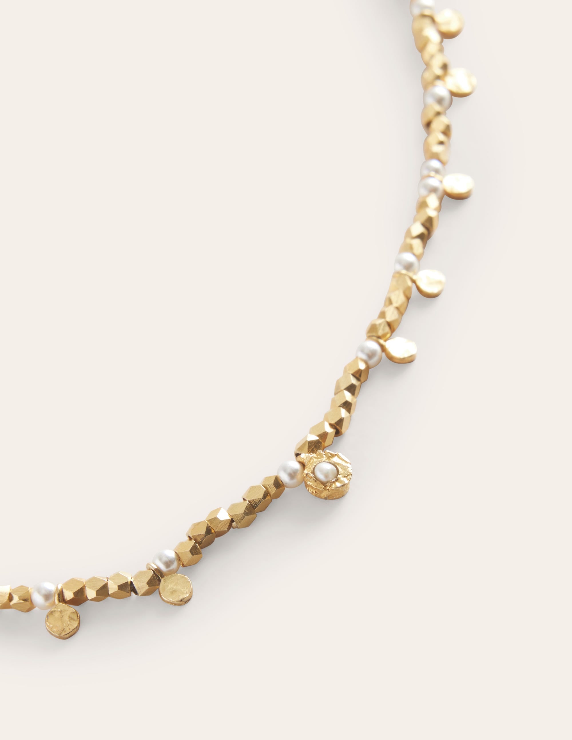 Halskette mit Perlen-Gold - Image 3