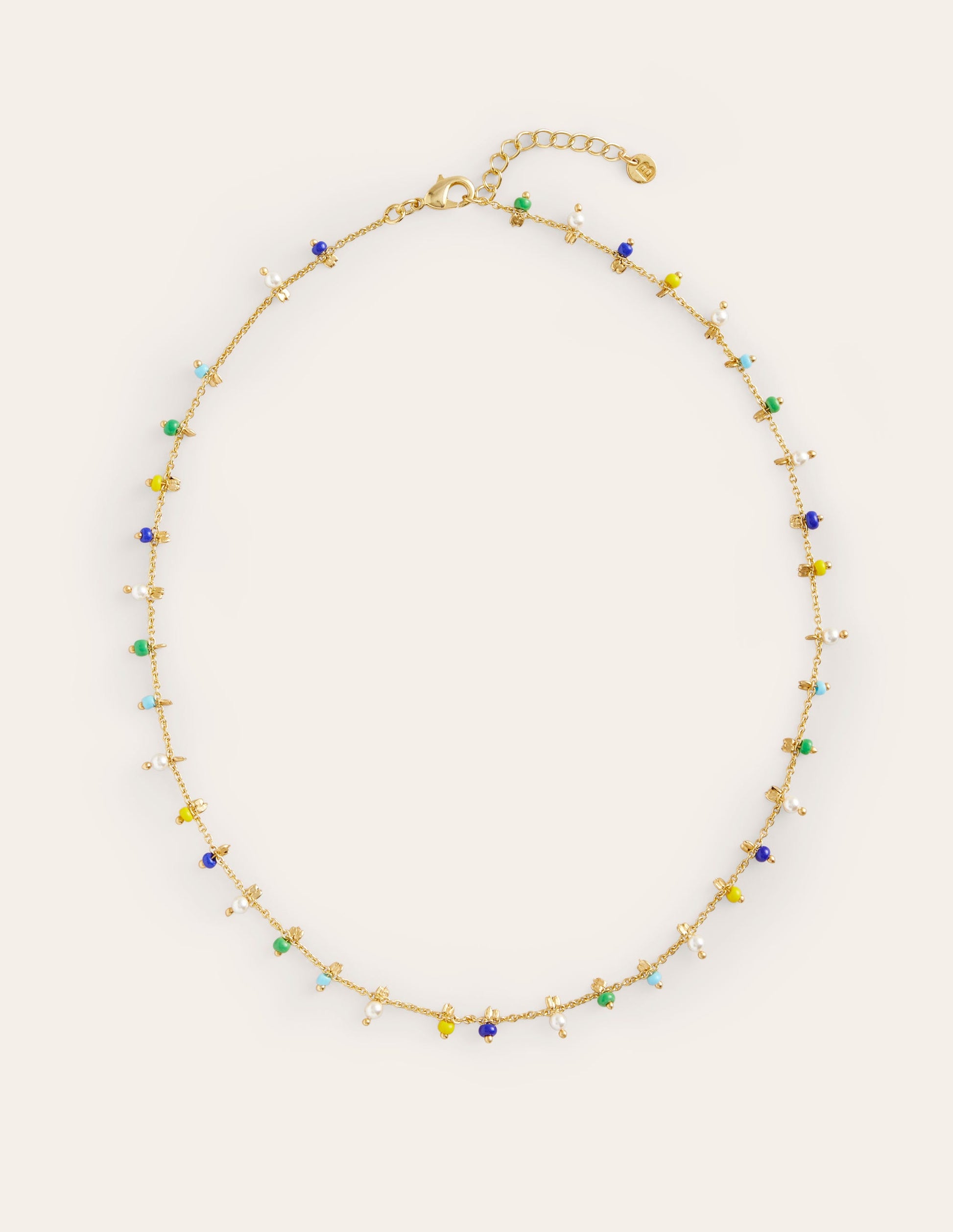 Collier avec disques à superposer-Multi bleu-2