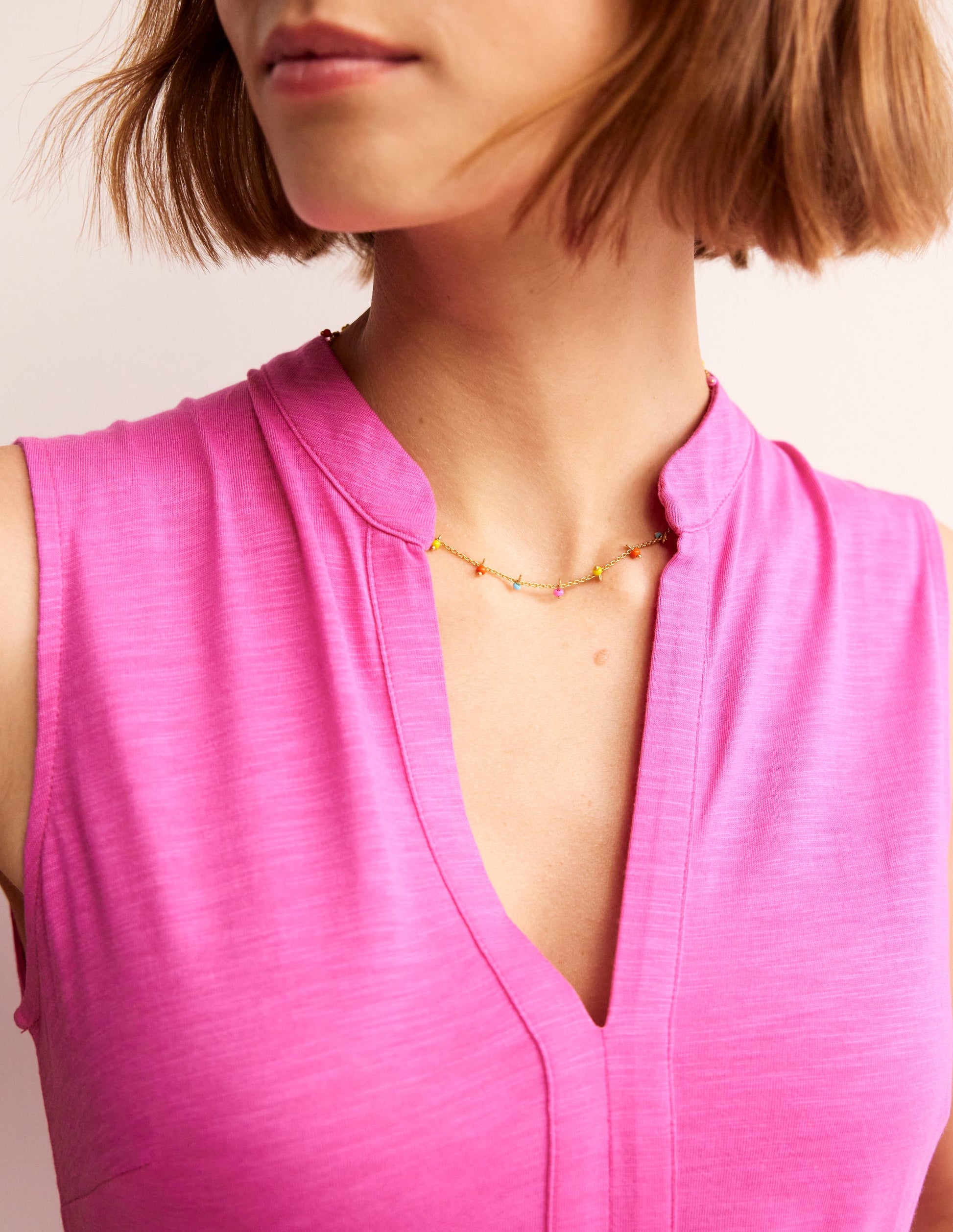 Collier avec disques à superposer-Multi vif-1