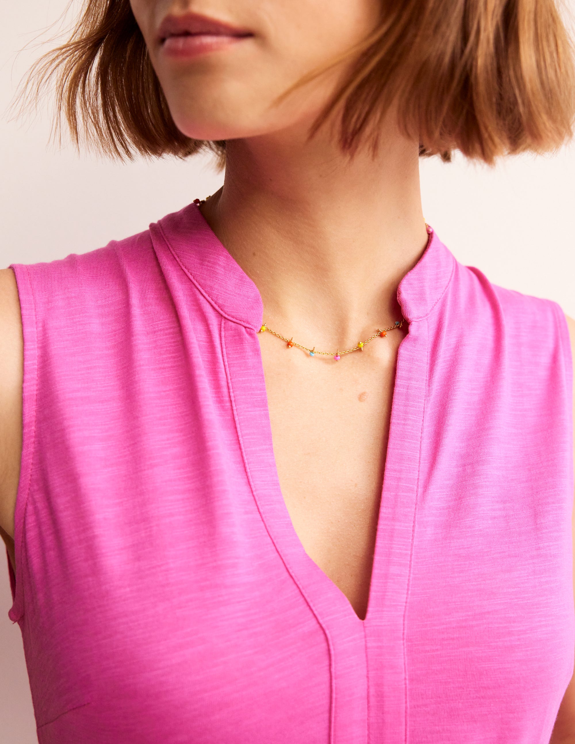 Collier avec disques à superposer-Multi vif - Image 1