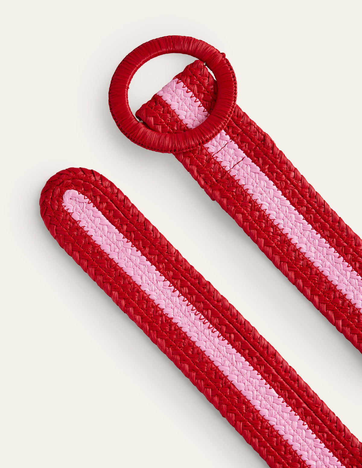 Gestreifter Gürtel-Feuerrot und Rosa - Image 3