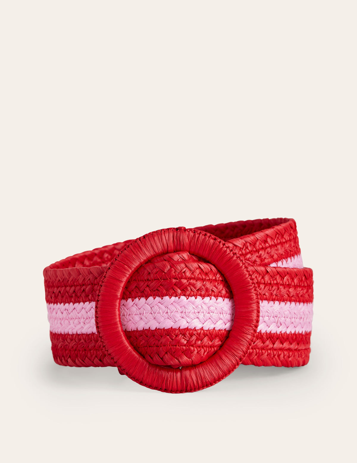 Gestreifter Gürtel-Feuerrot und Rosa - Image 1