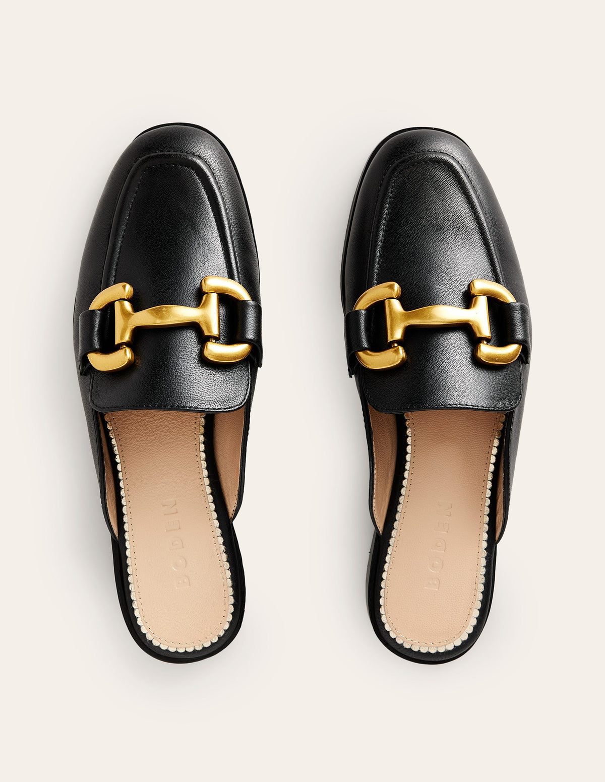 Iris Pantoletten-Loafer mit Trensendetail-Schwarz - Image 6