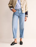 Iris Pantoletten-Loafer mit Trensendetail-Schwarz