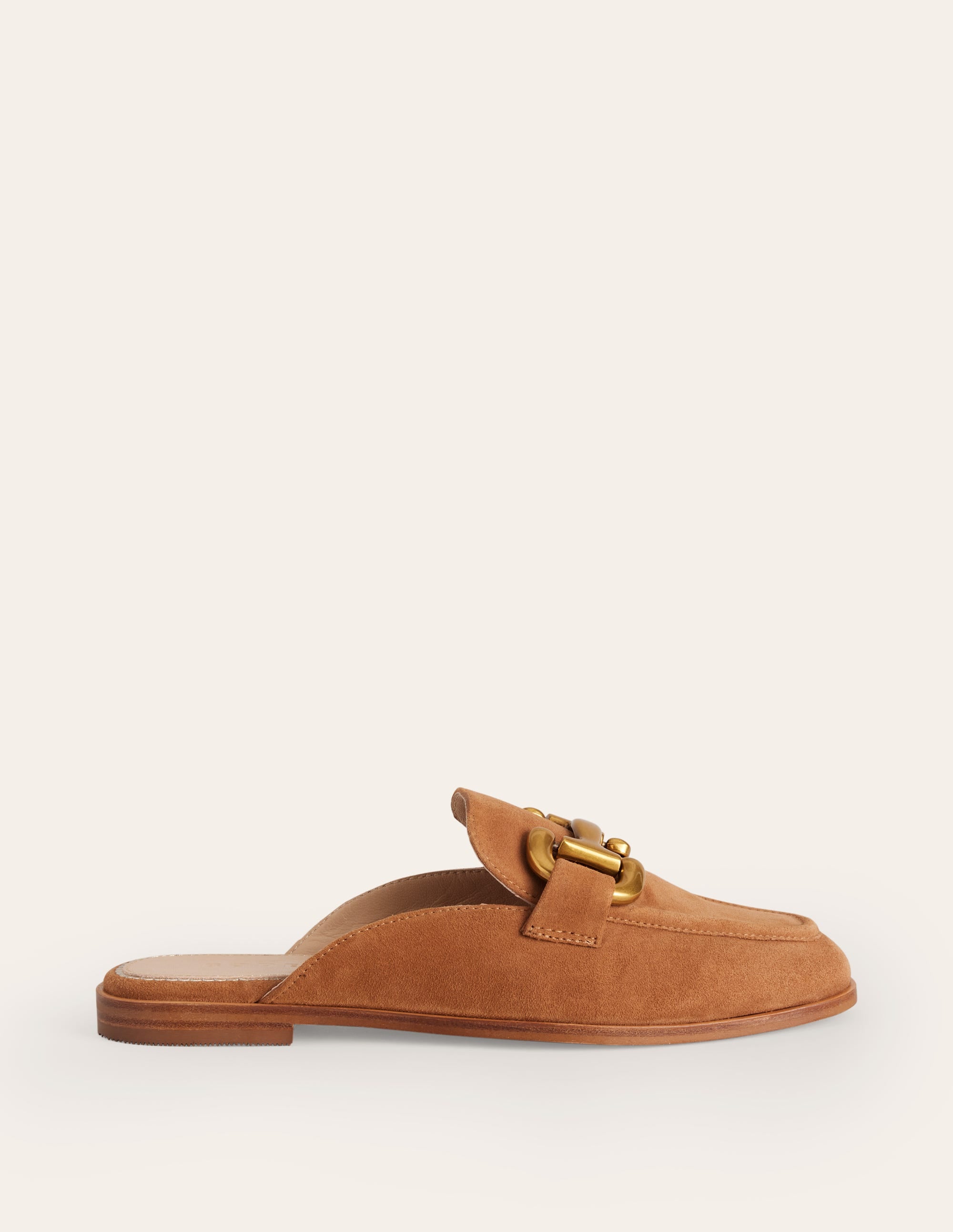 Mules style mocassins Iris à mors-Biscuit au gingembre - Image 2
