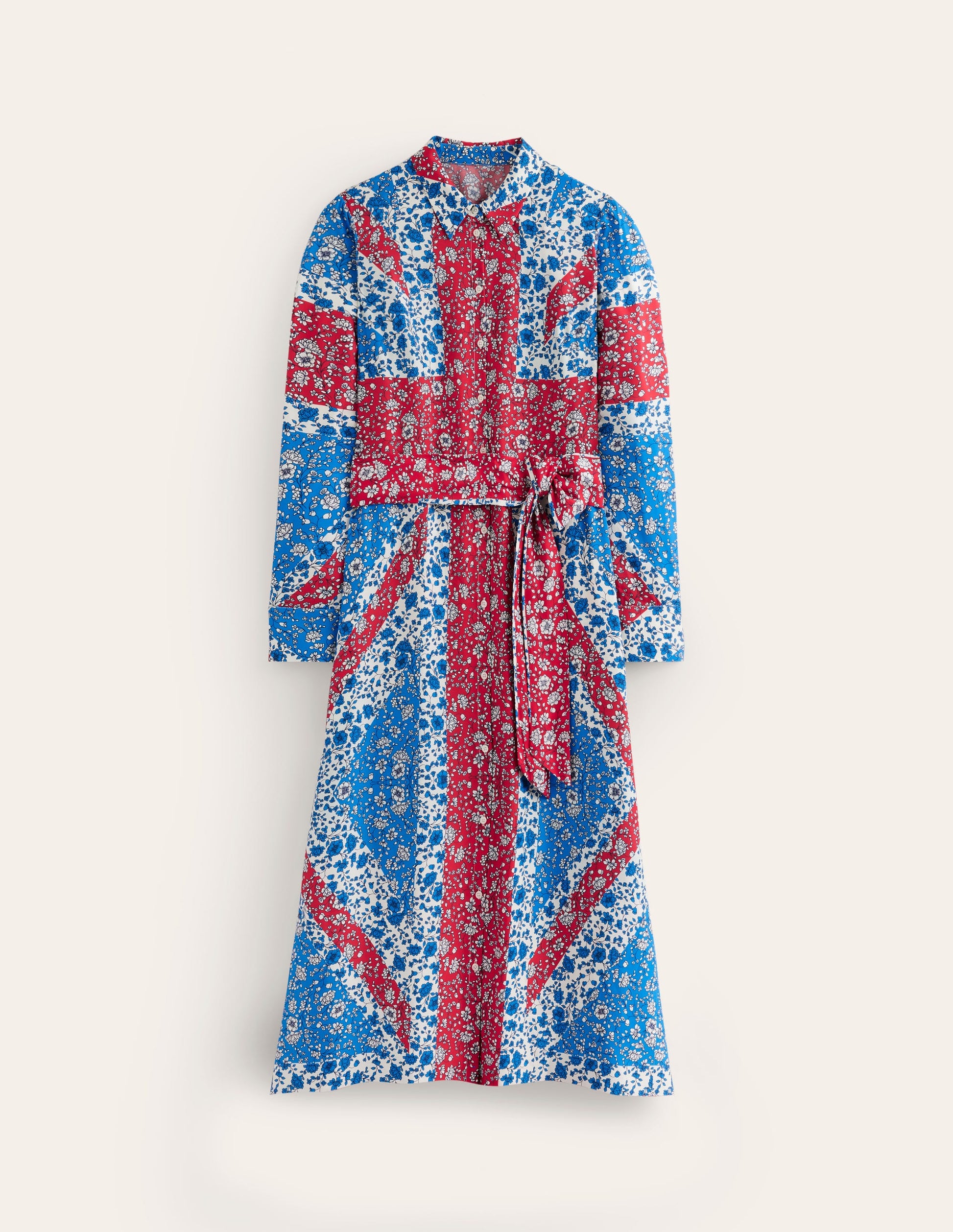 Claudia Maxi-Hemdblusenkleid-Indigofink, Union Jack-5