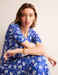Rebecca Midi-Teekleid aus Jersey-Surf The Web, Pfingstrose