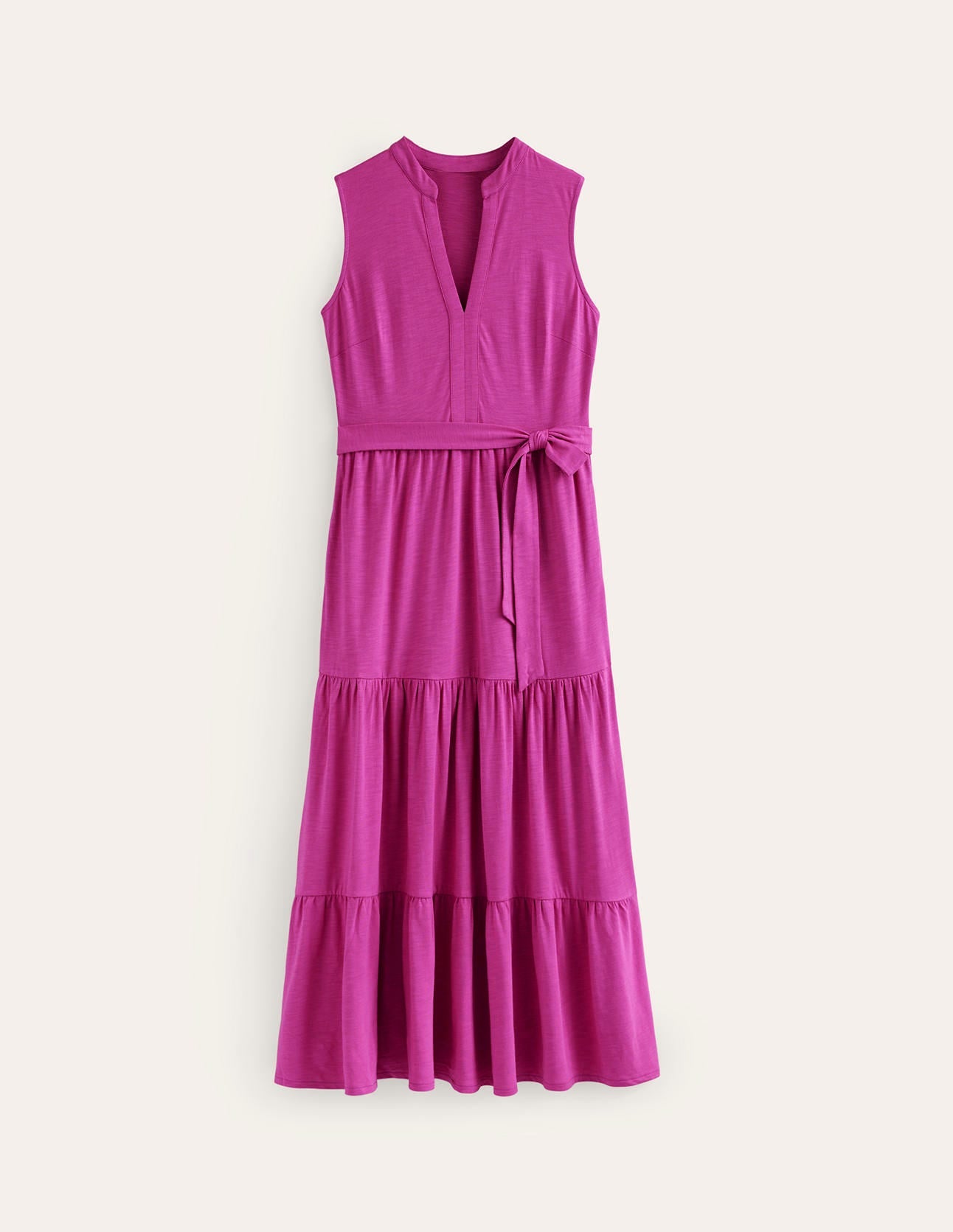Naomi Notch Collar Maxi Dress-Rose Violet - Image 5