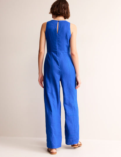 Carla Linen Jumpsuit-Surf The Web