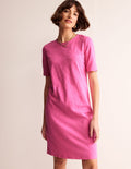 Robe Ali à pompons-Sangria rose