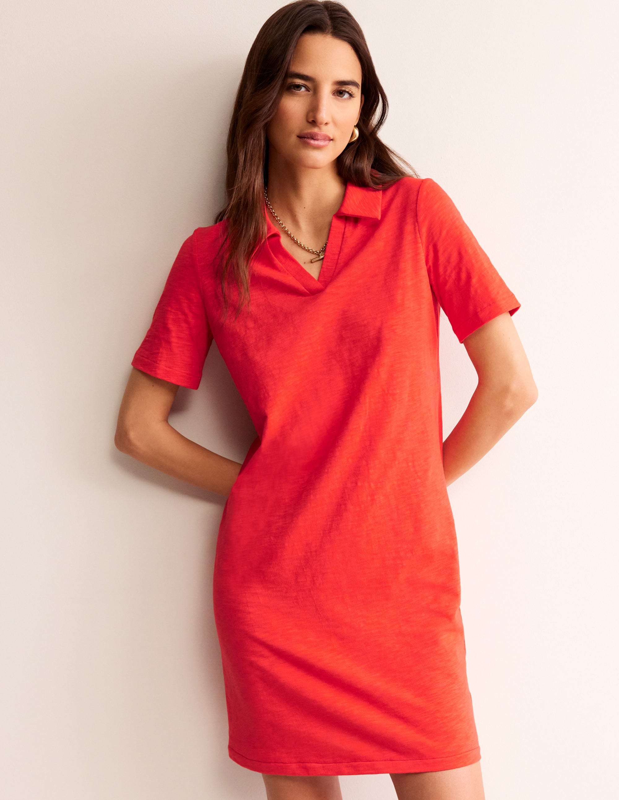 Ingrid Polokleid aus Baumwolle-Anemone Honeycomb Spot - Image 1