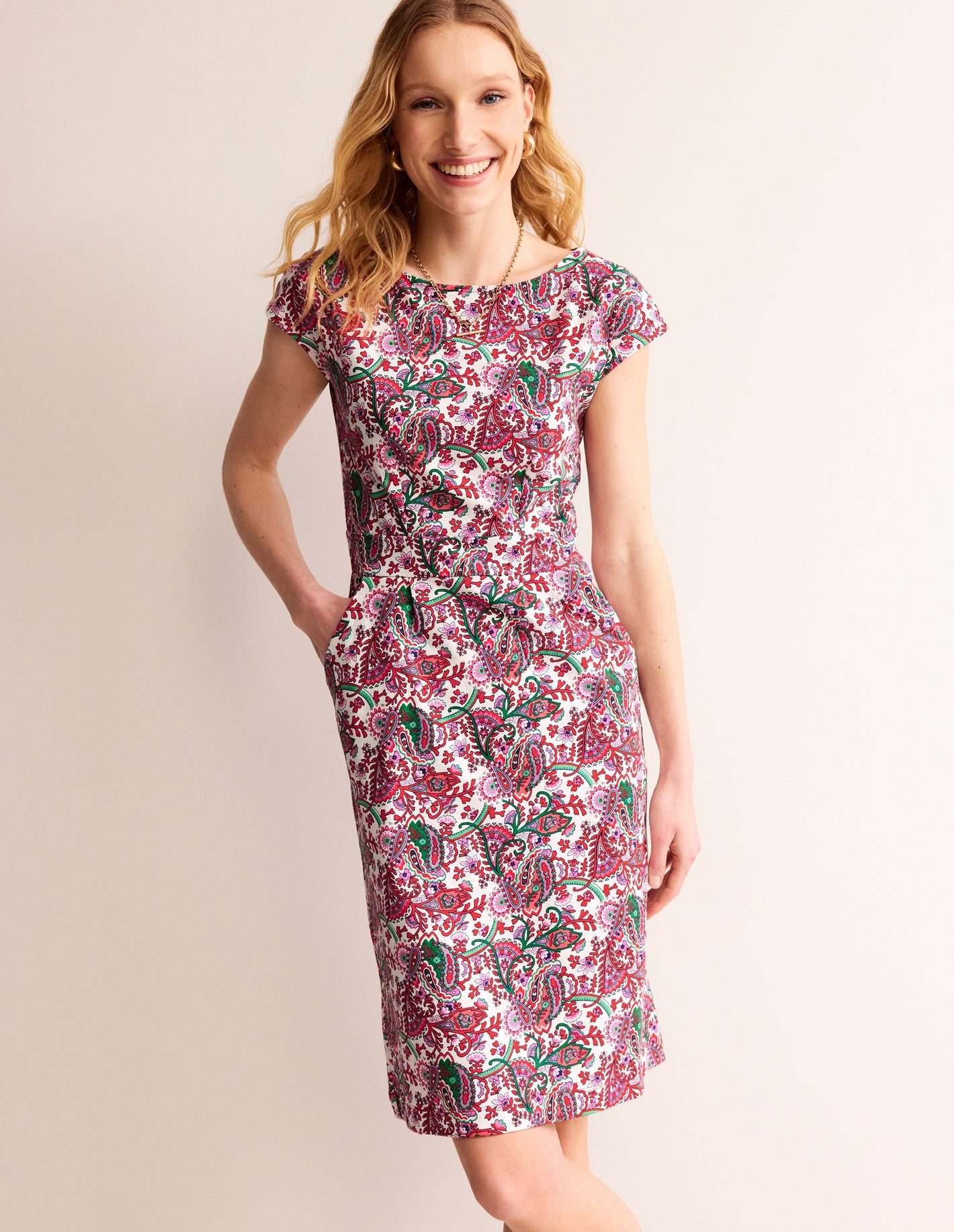 Florrie Jerseykleid-Bunt, Phantasievoll