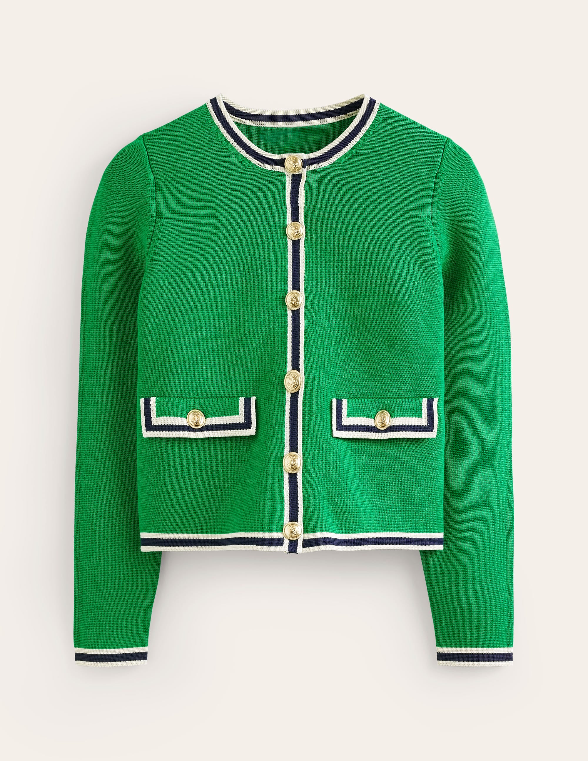 Holly Cardigan-Sattes Smaragdgrün - Image 5