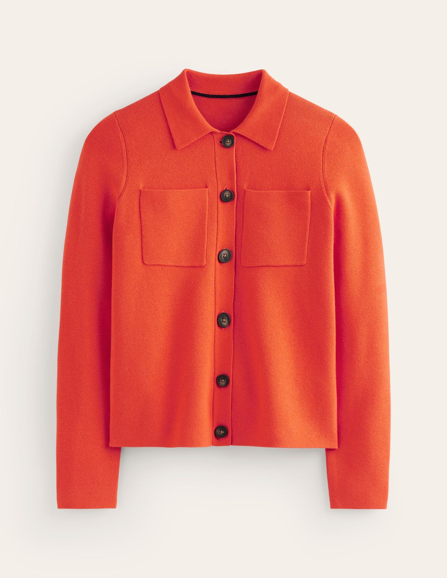 Astrid Strickhemd-Mandarinenorange