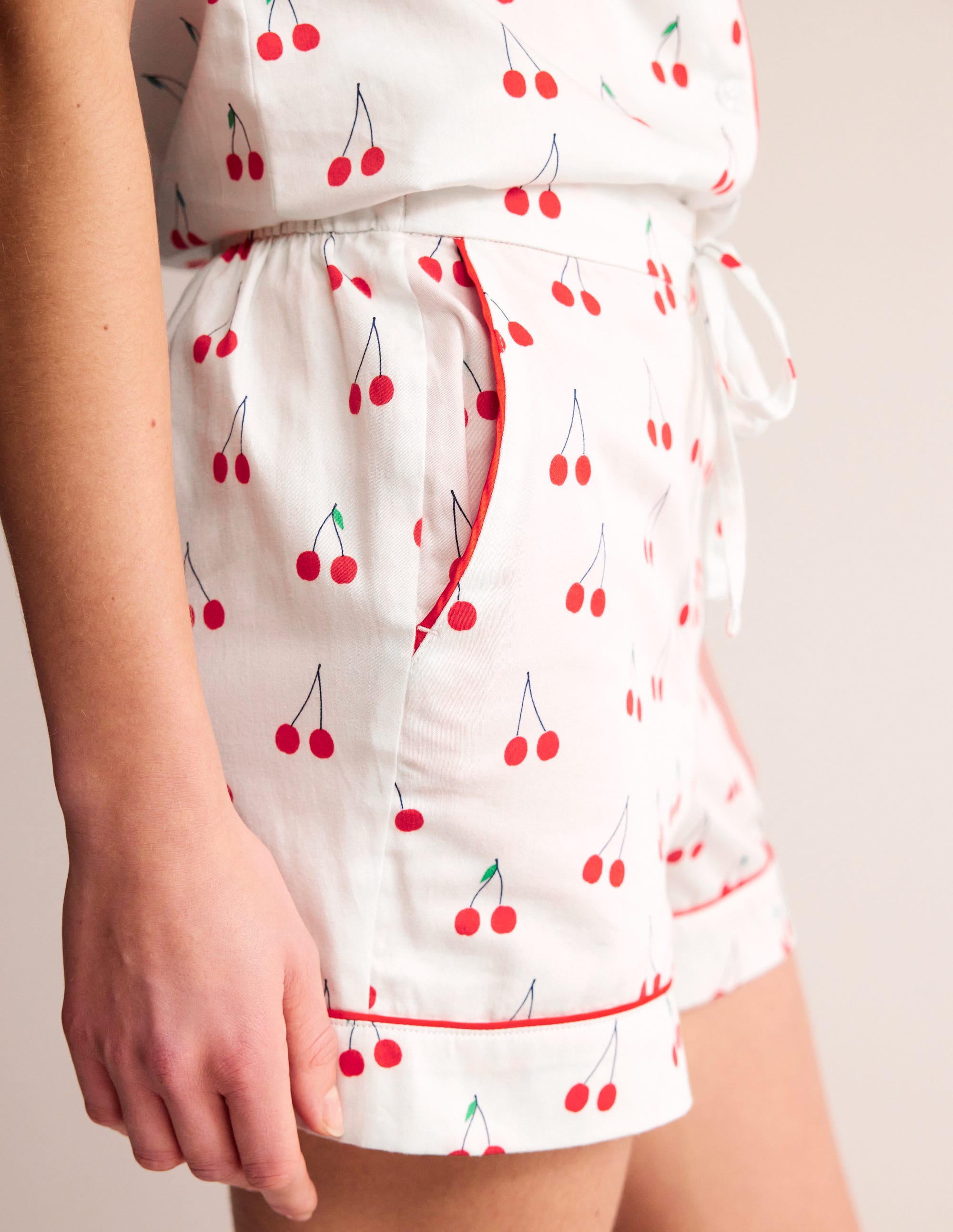 Short de pyjama en satinette de coton-Arctic Penguins - Image 2