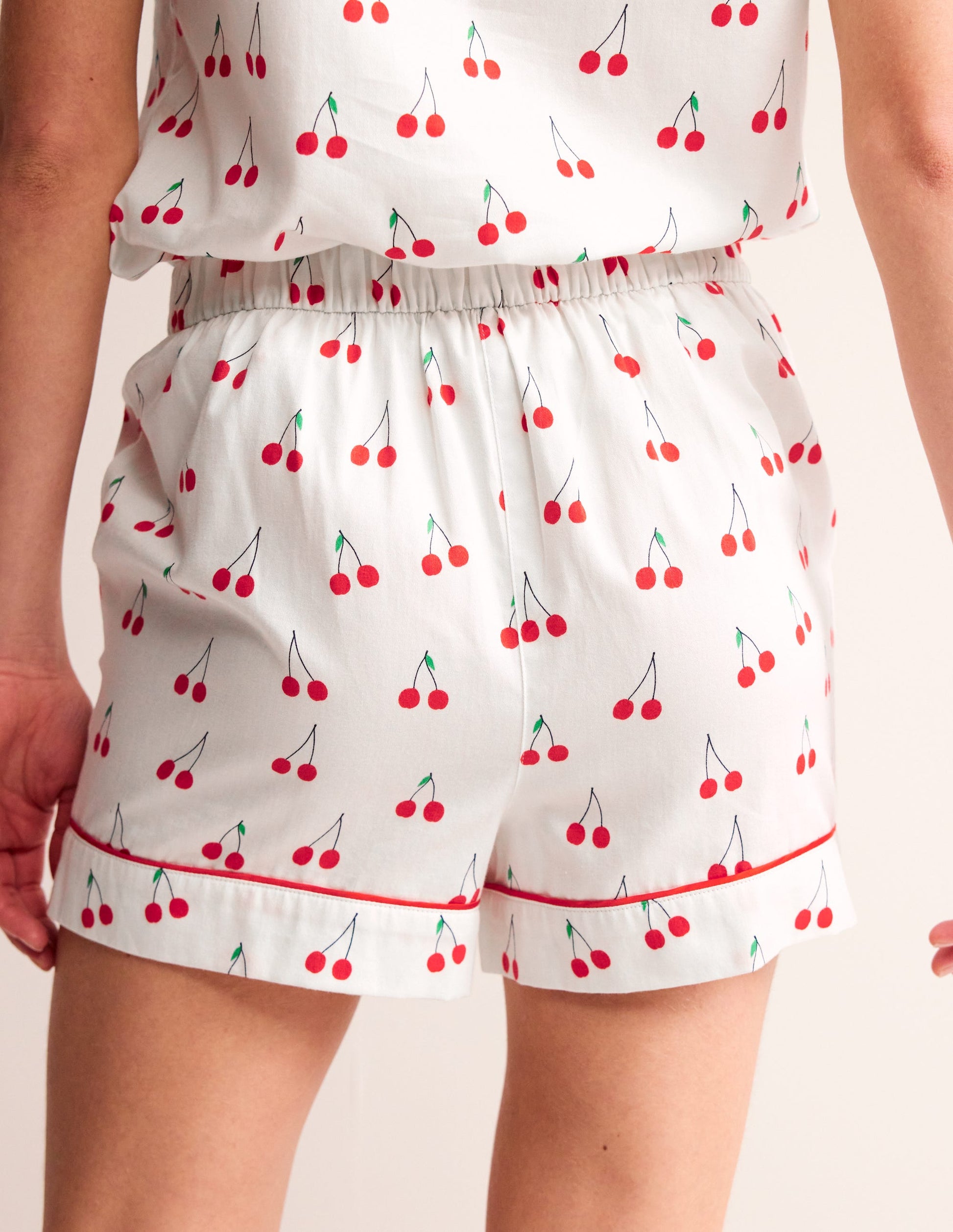 Short de pyjama en satinette de coton-Arctic Penguins-3