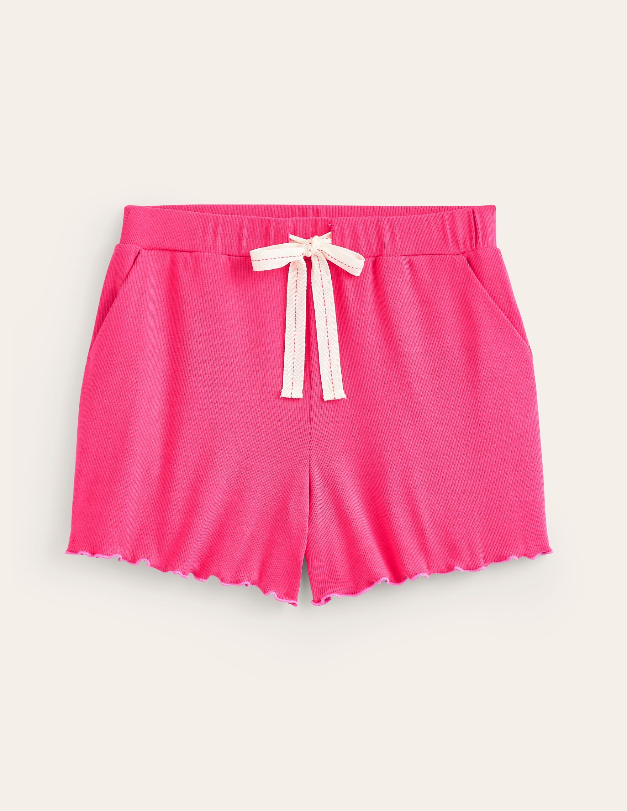Schlafanzugshorts mit gewelltem Saum-Rosa neu gedacht - Image 5