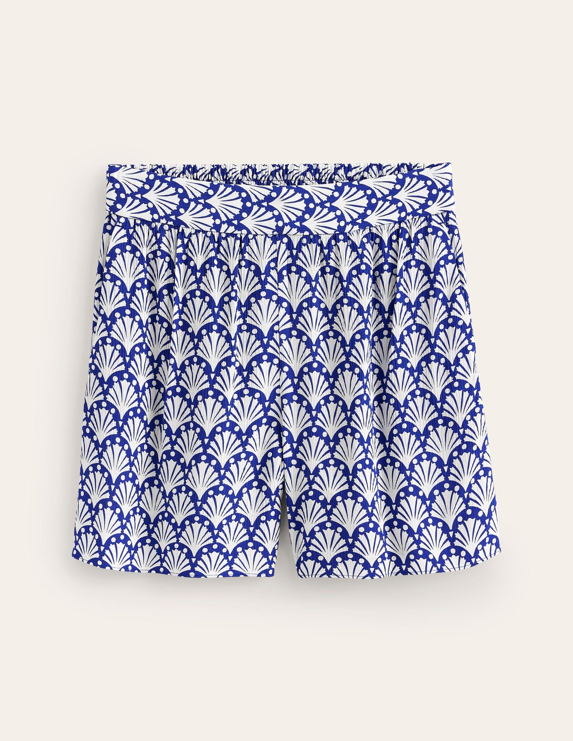 Knittershorts-Surf The Web & Naturweiß, Muscheln-5