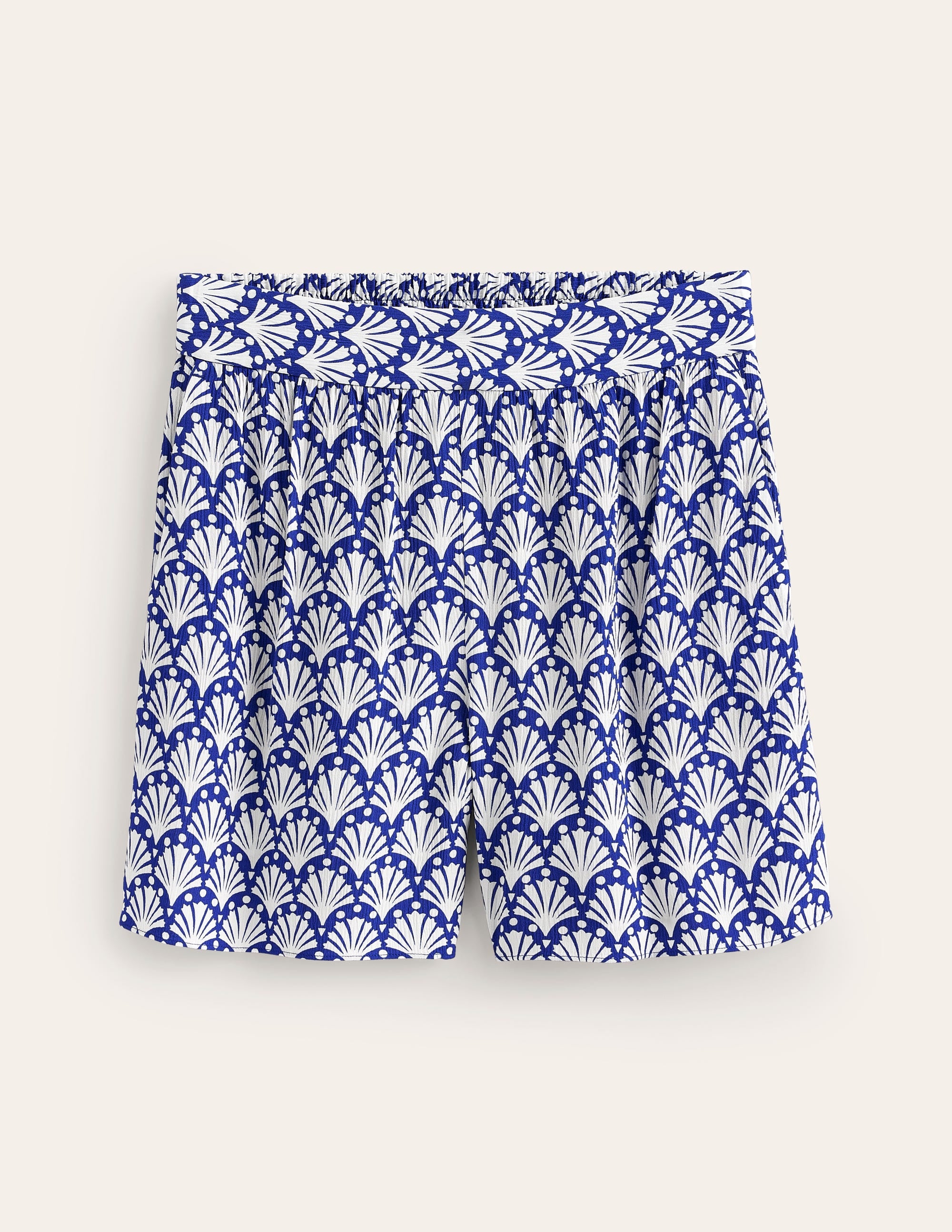 Knittershorts-Surf The Web & Naturweiß, Muscheln - Image 5