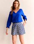 Knittershorts-Surf The Web & Naturweiß, Muscheln