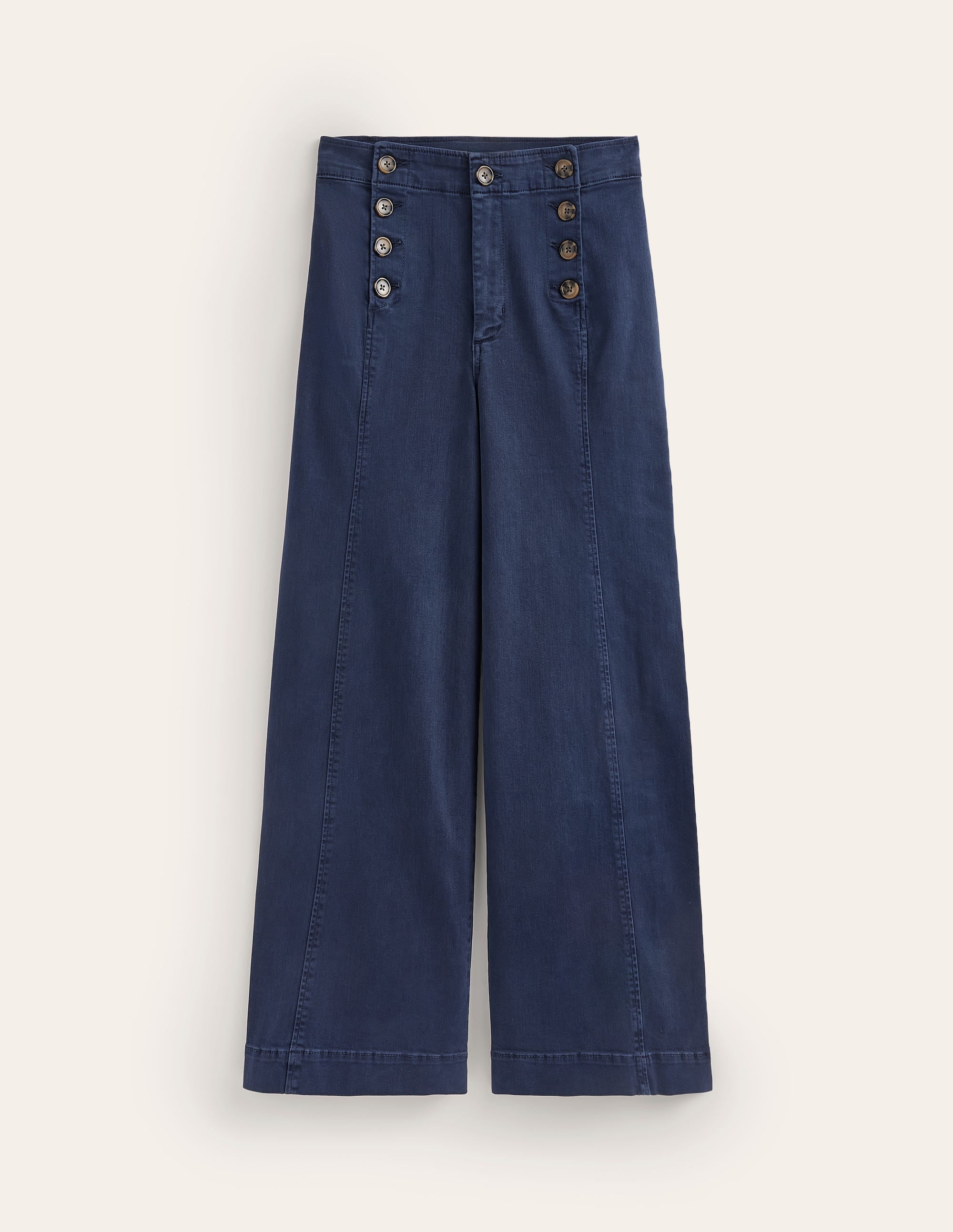 Pantalon de marin large-Bleu marine - Image 5