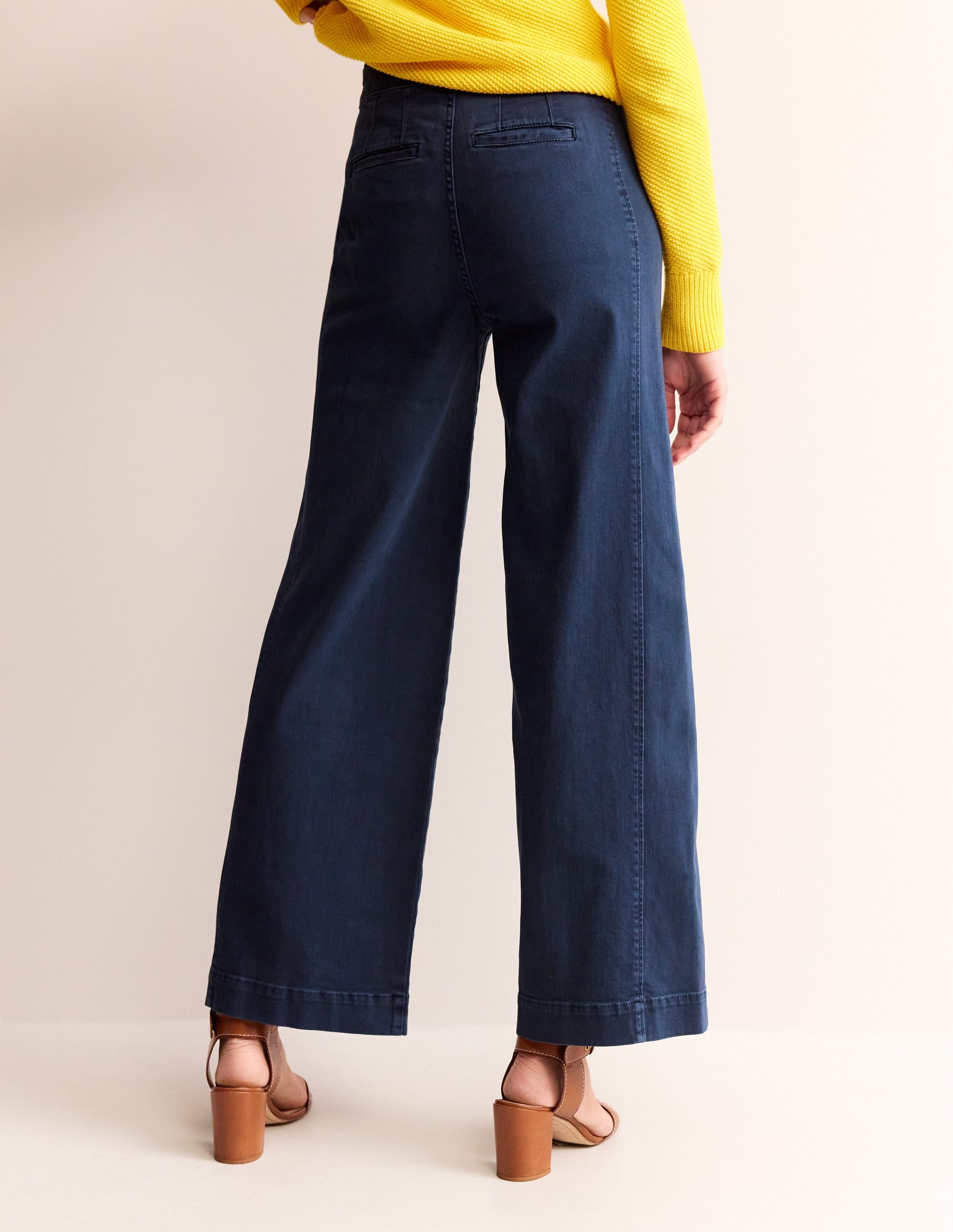 Pantalon de marin large-Bleu marine - Image 3