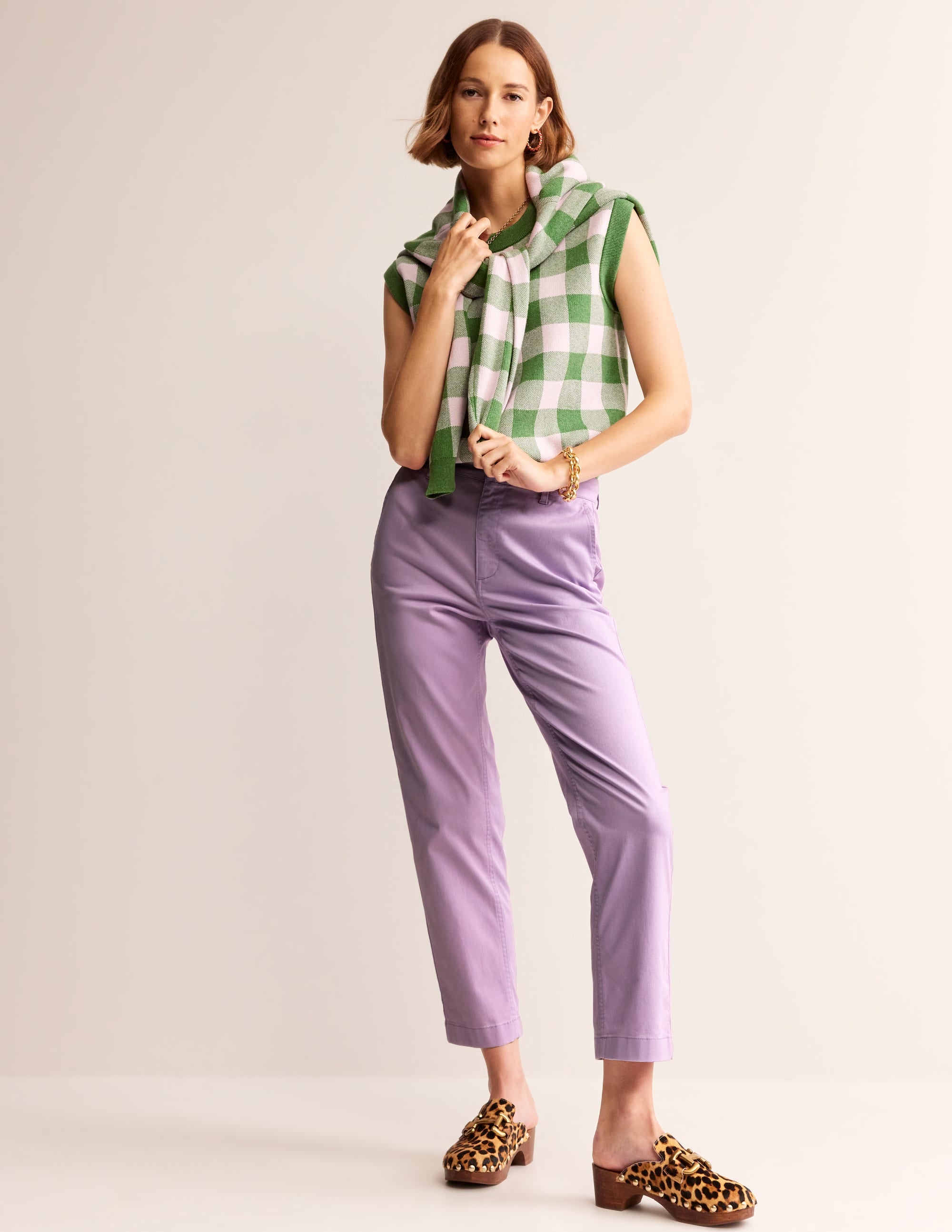 Pantalon chino Barnsbury-Fleur d'orchidée - Image 1