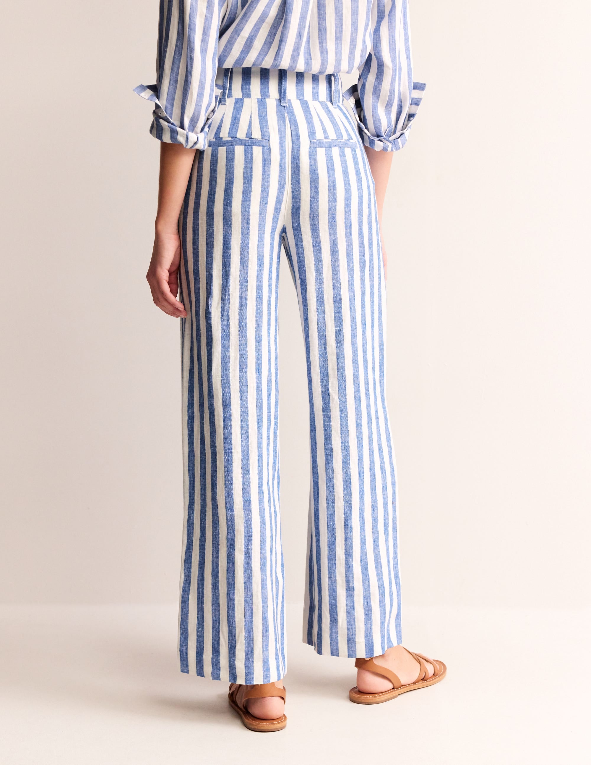 Westbourne Leinenhose-Streifen - Image 3