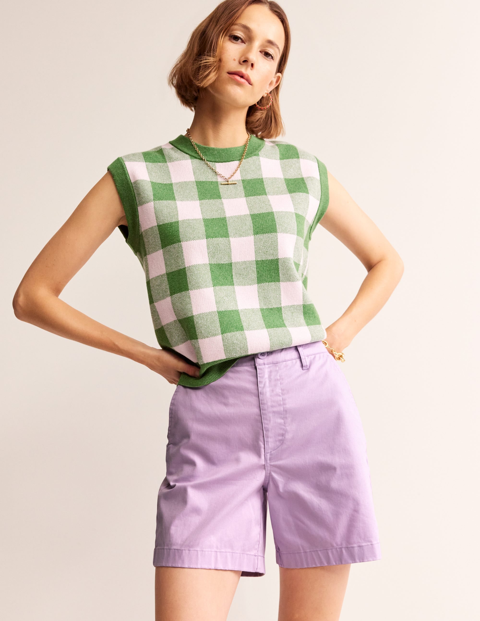 Short chino Barnsbury-Fleur d'orchidée - Image 1