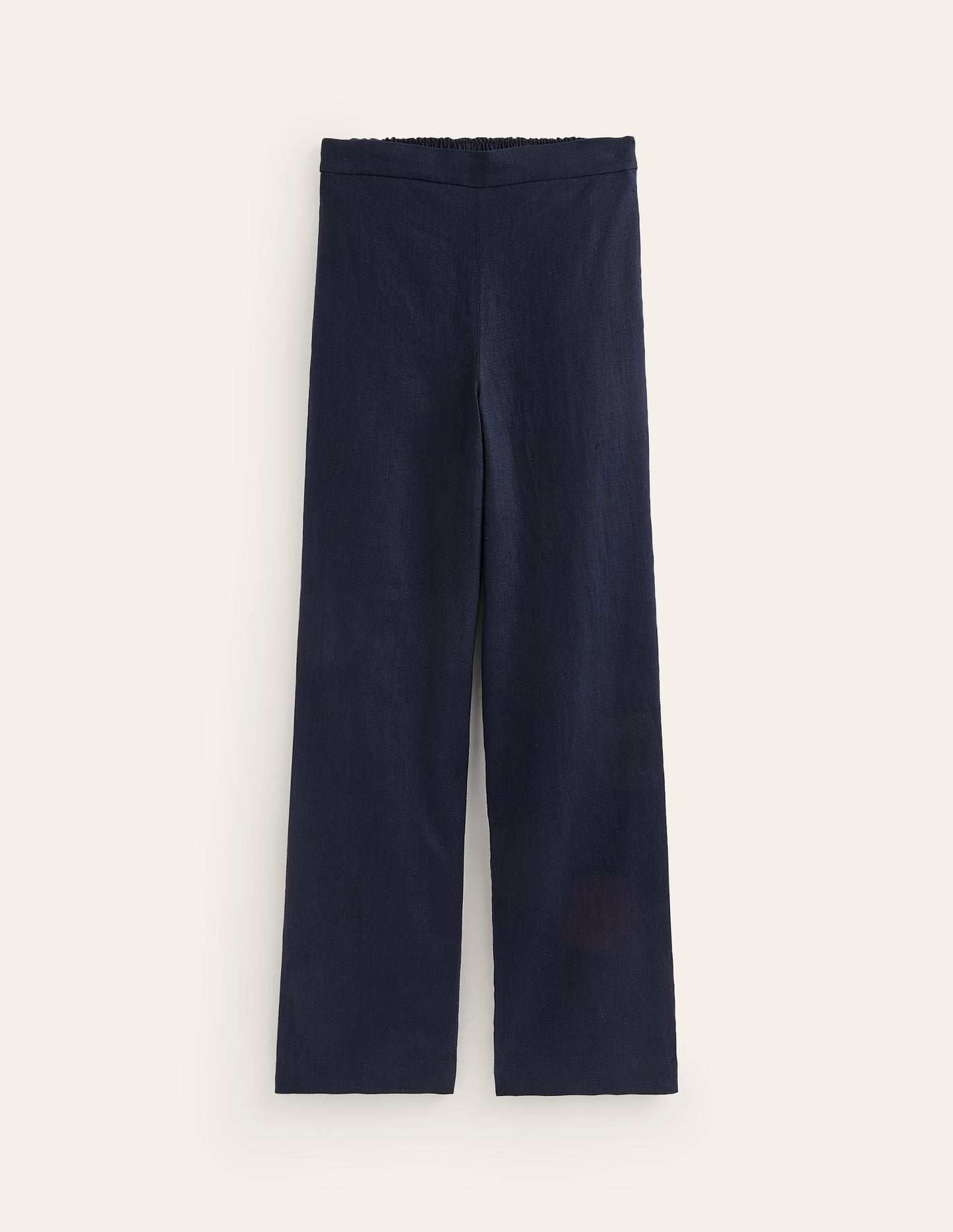 Pantalon Hampstead en lin-Bleu marine