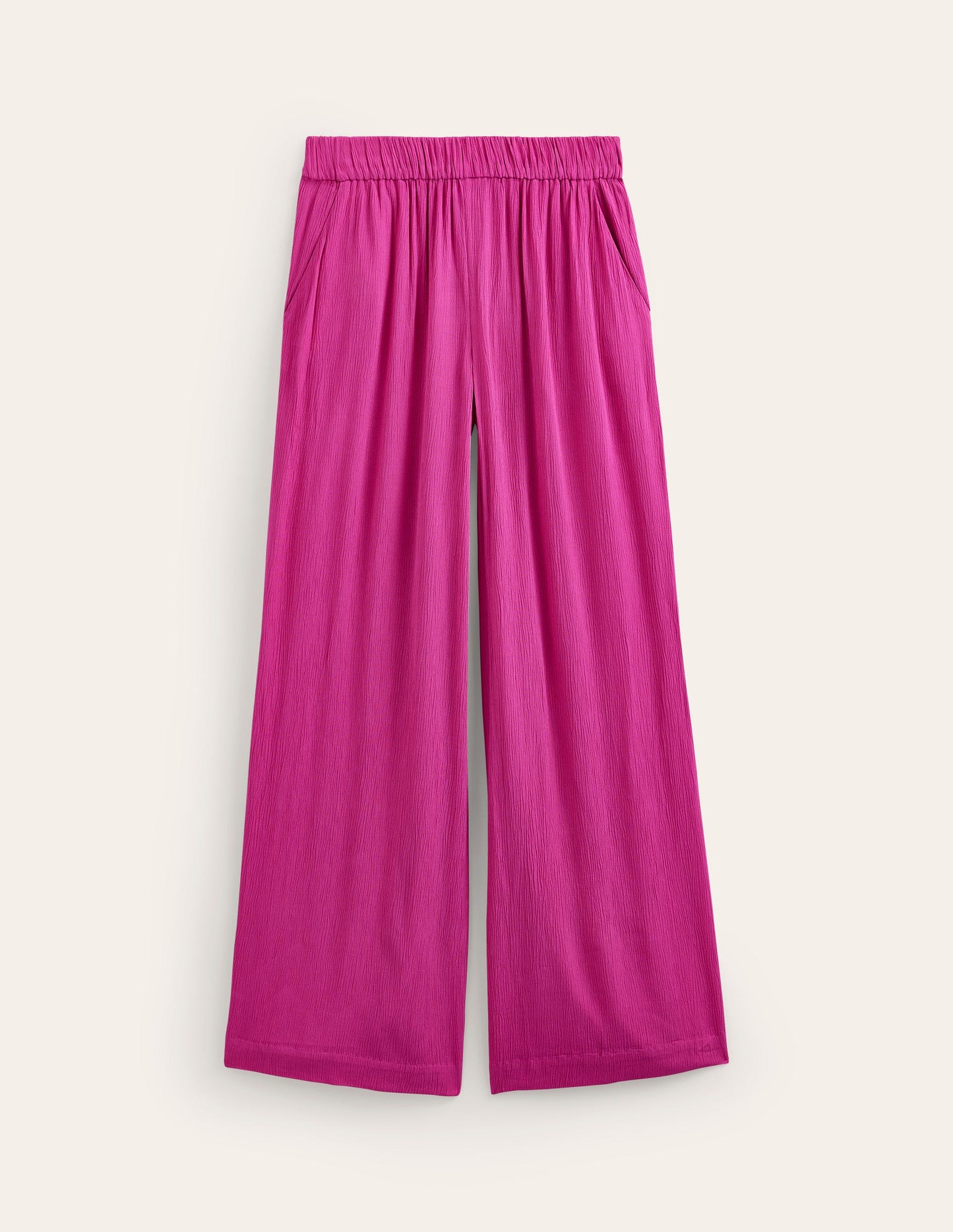 Knitterhose mit weitem Bein-Phlox-Rosa