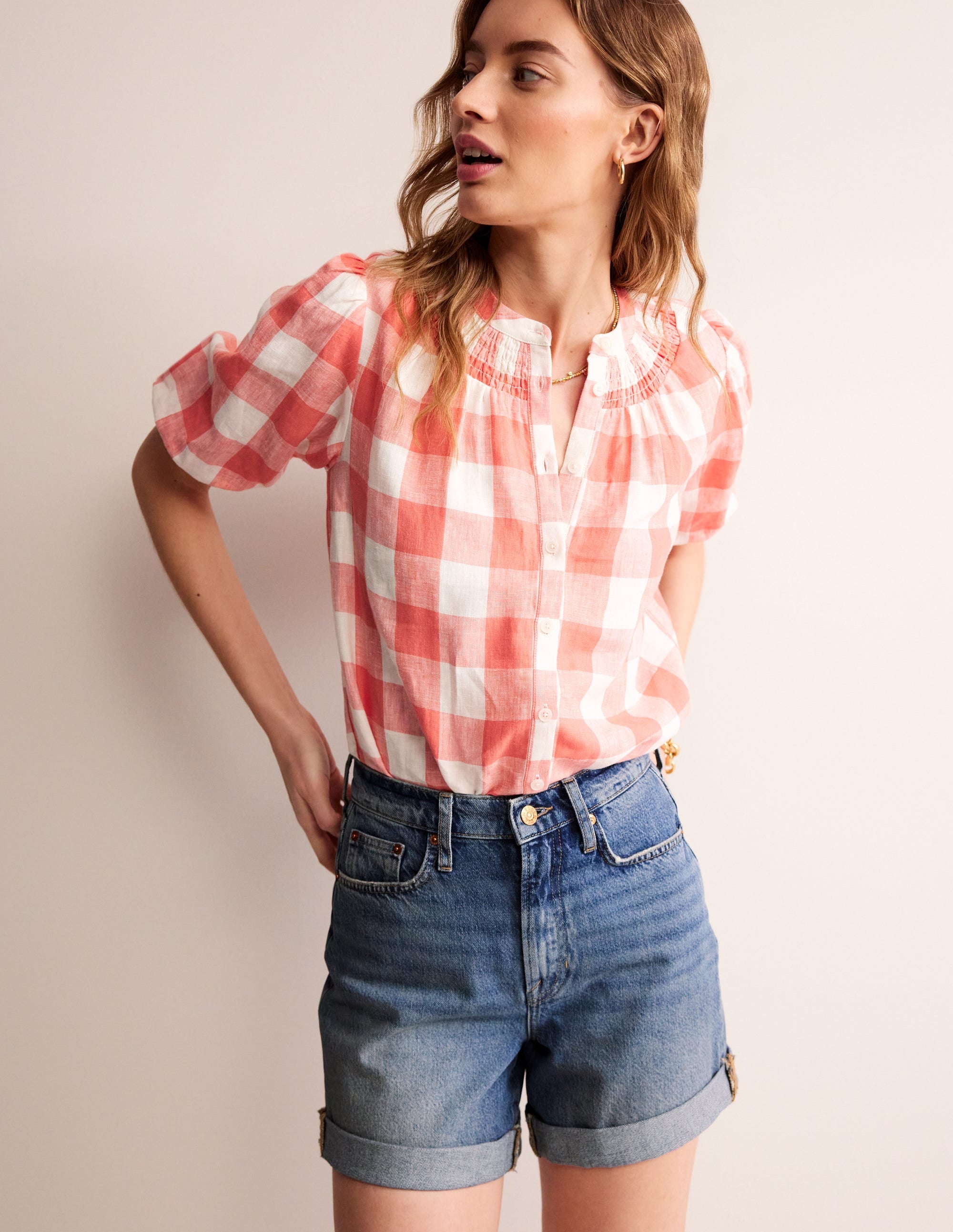 Denim Shorts-Mid Vintage - Image 1